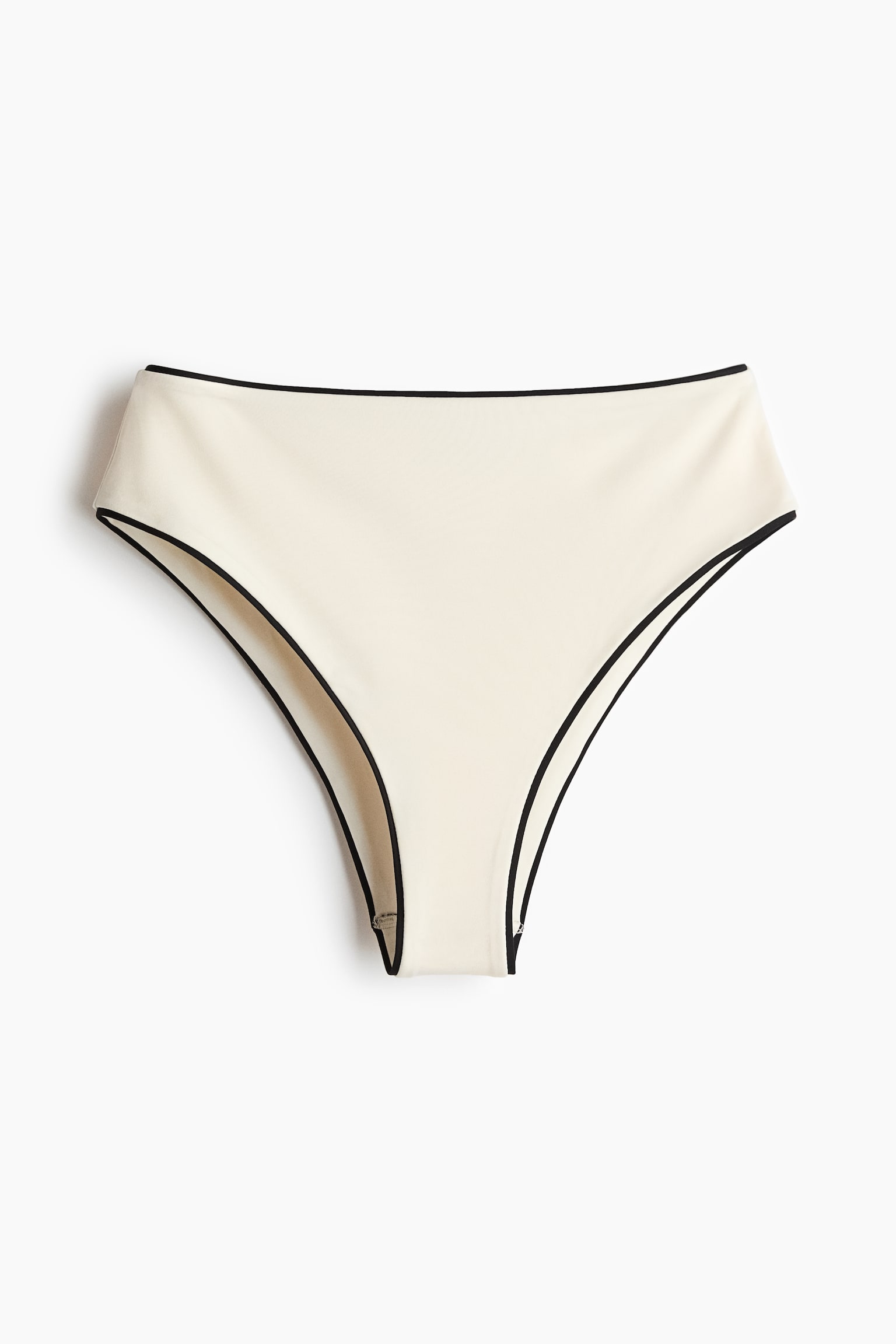 High Waist Bikini bottoms - Cream - 2