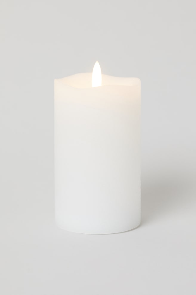 LED pillar candle - White - 1