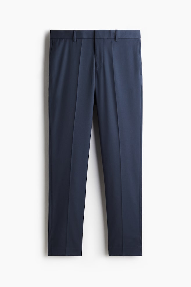 Skinny Fit Suit trousers - Dark blue/Black - 1