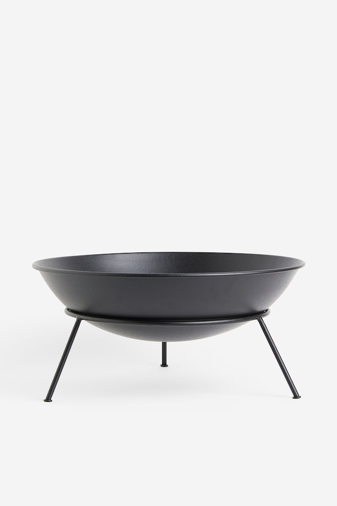Extra-large fire bowl - Black - 1