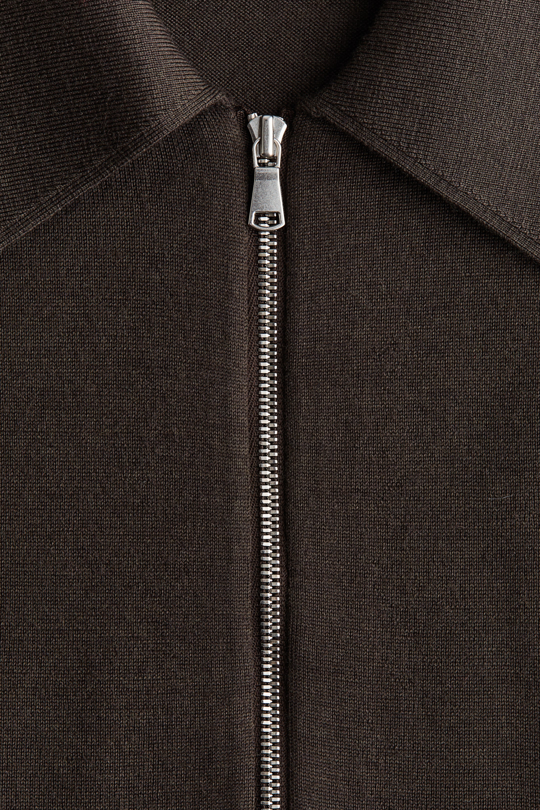 Fine-Knit Merino Wool Polo Shirt