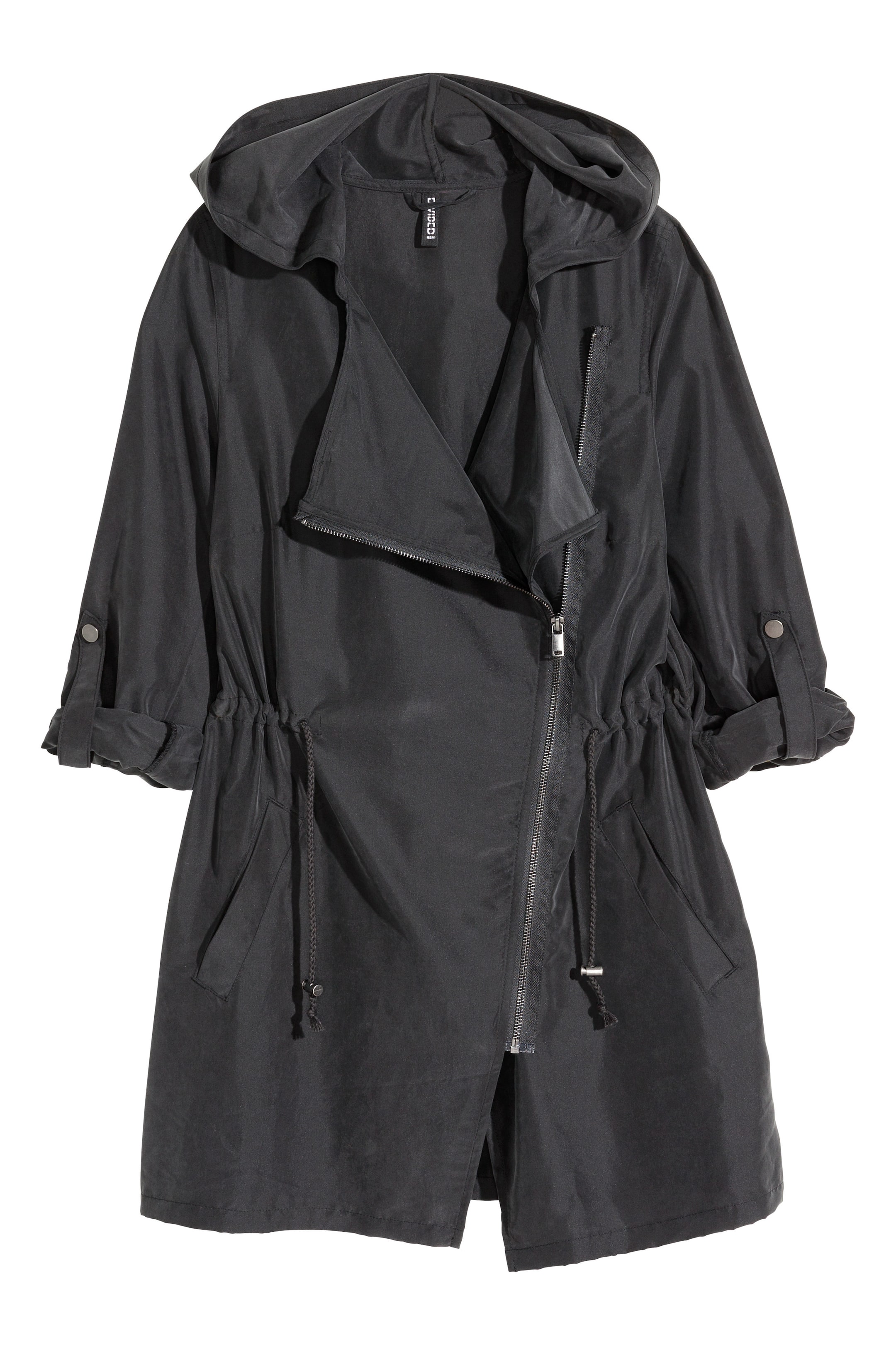 Ver imagem maior: Parka com capuz - Preto - SENHORA | H&M PT 1
