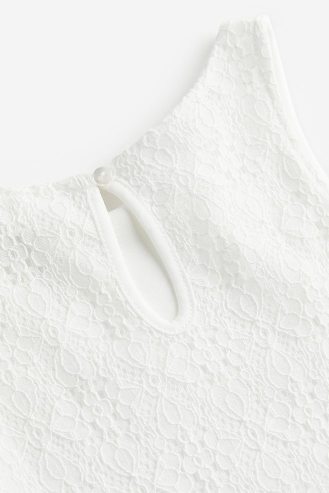 Lace dress - White - 4
