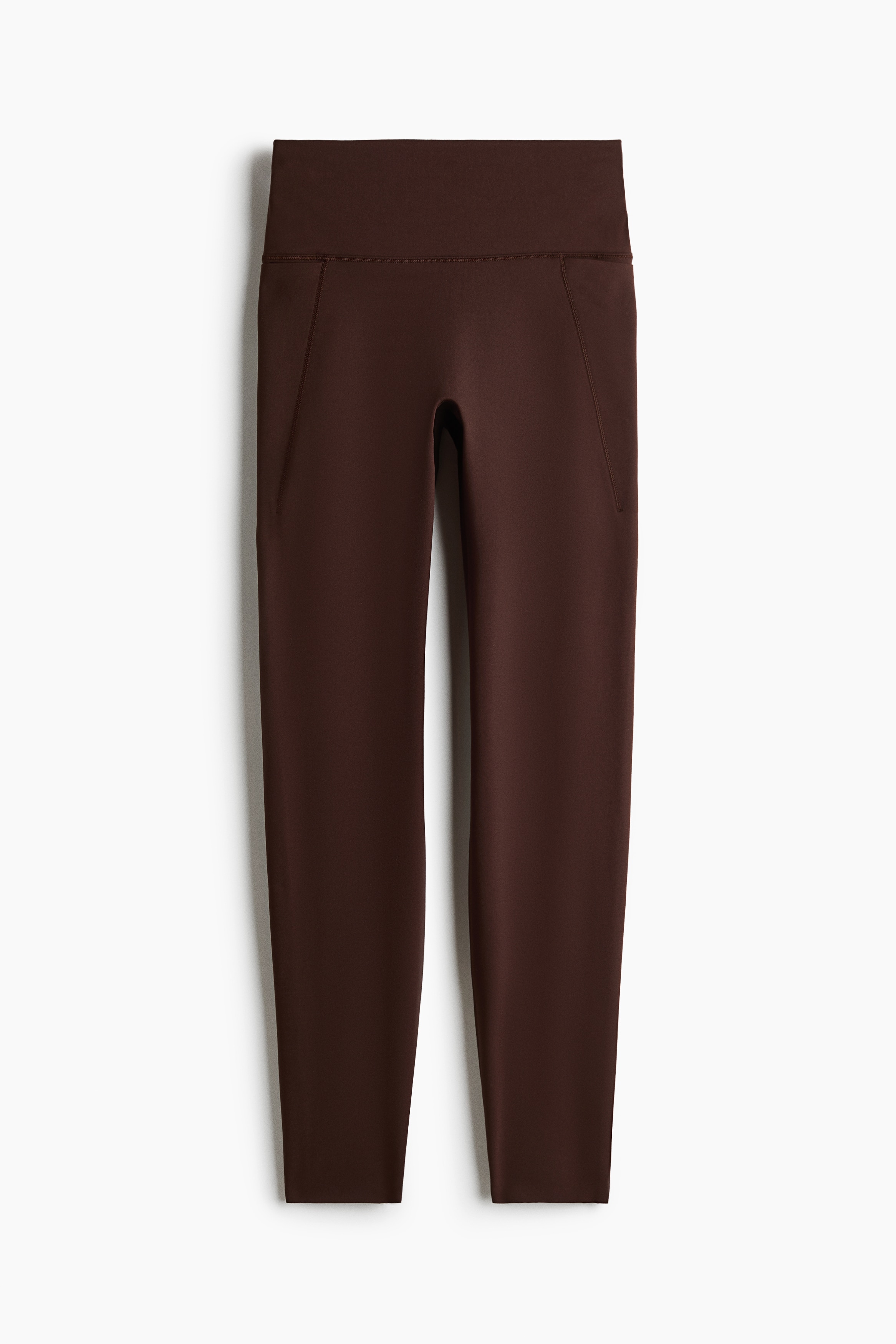 H & M - Sportleggings mit SoftMove und Taschendetail - Braun - Sportswear