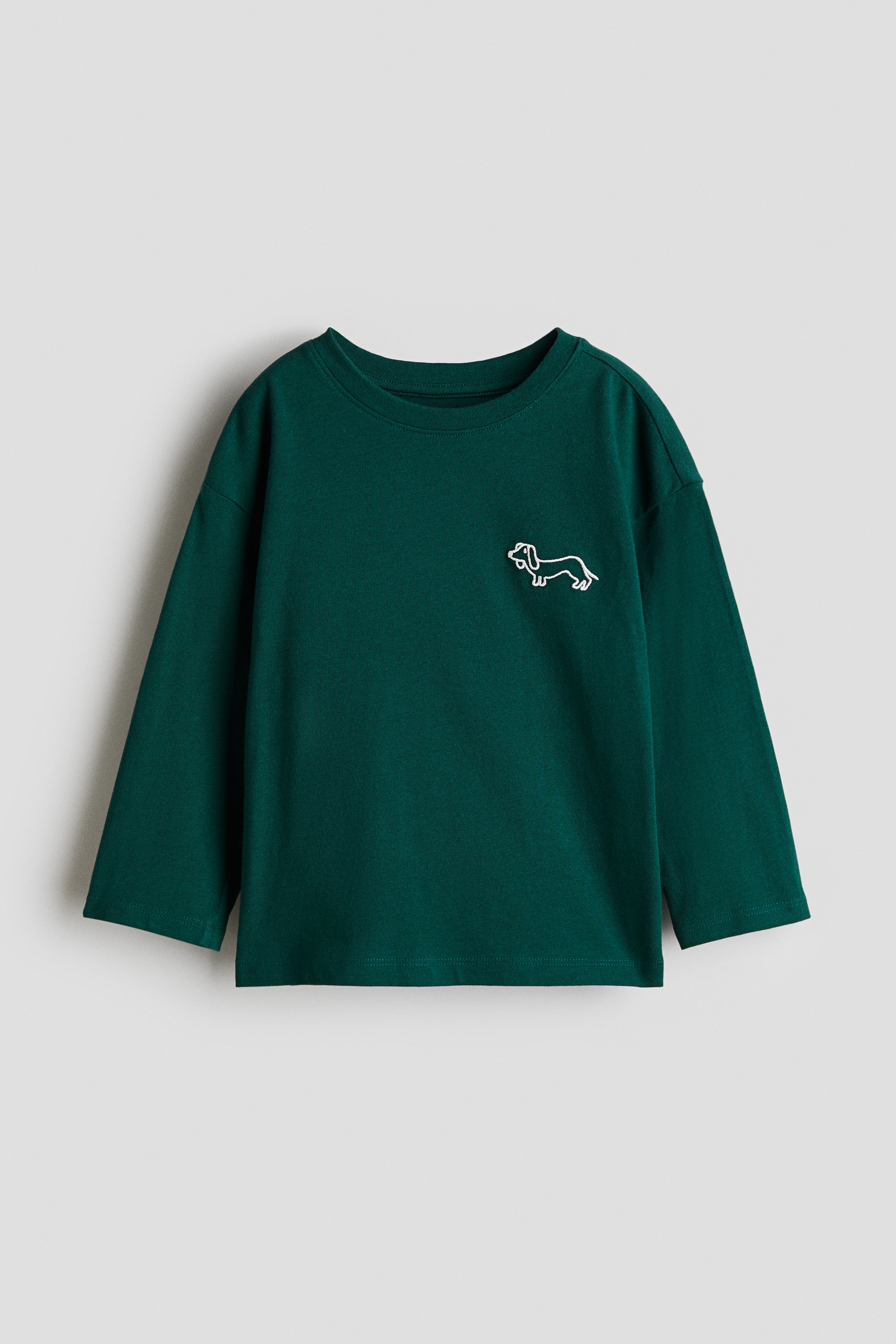 Design Detail Cotton Tee - Dark green/Dog/Light grey marle/Dinosaur/White/NASA/Navy blue/New York/Blue/Cars