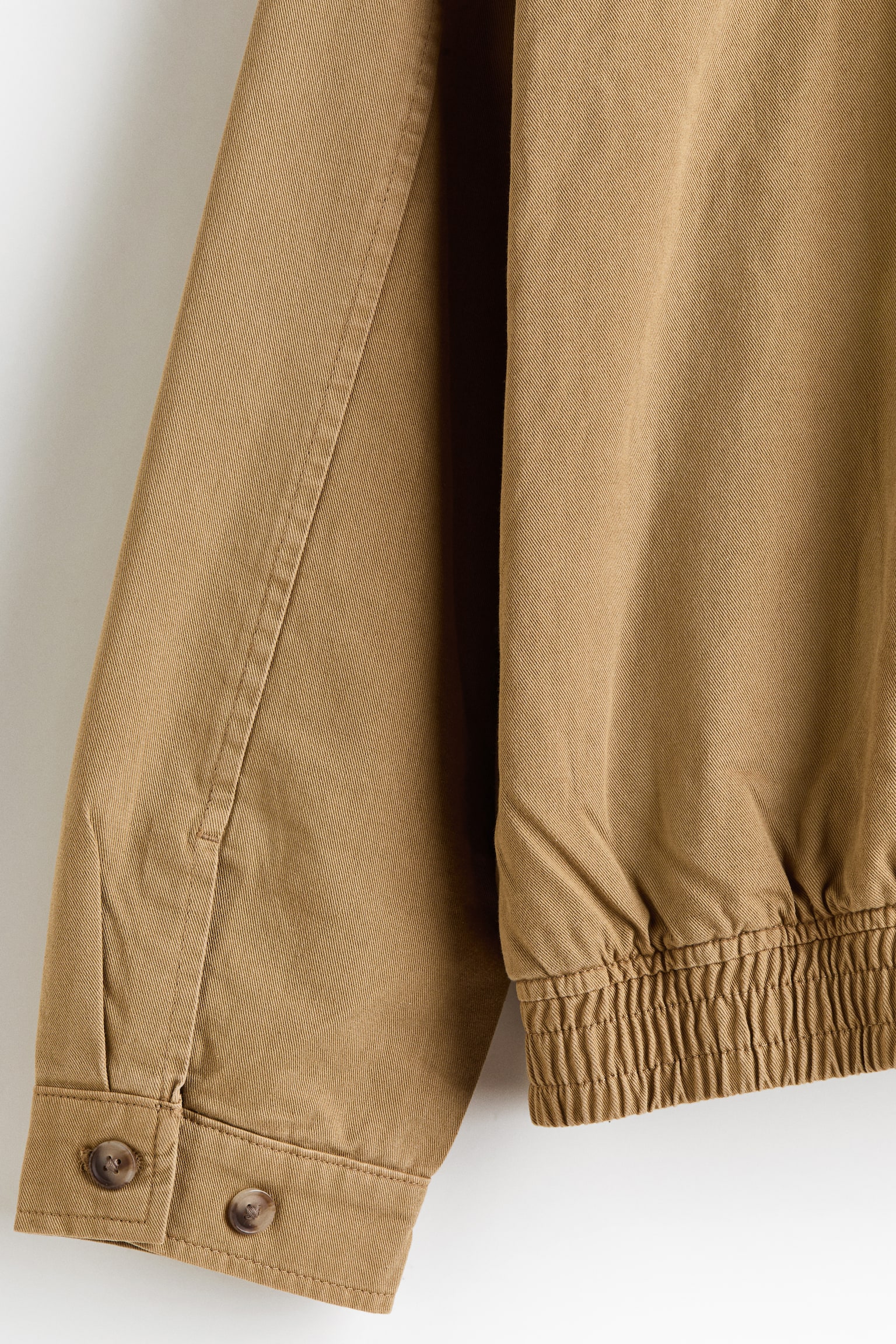Мужская куртка H&M Harrington-Style, цвет: Бежевый — фото 6