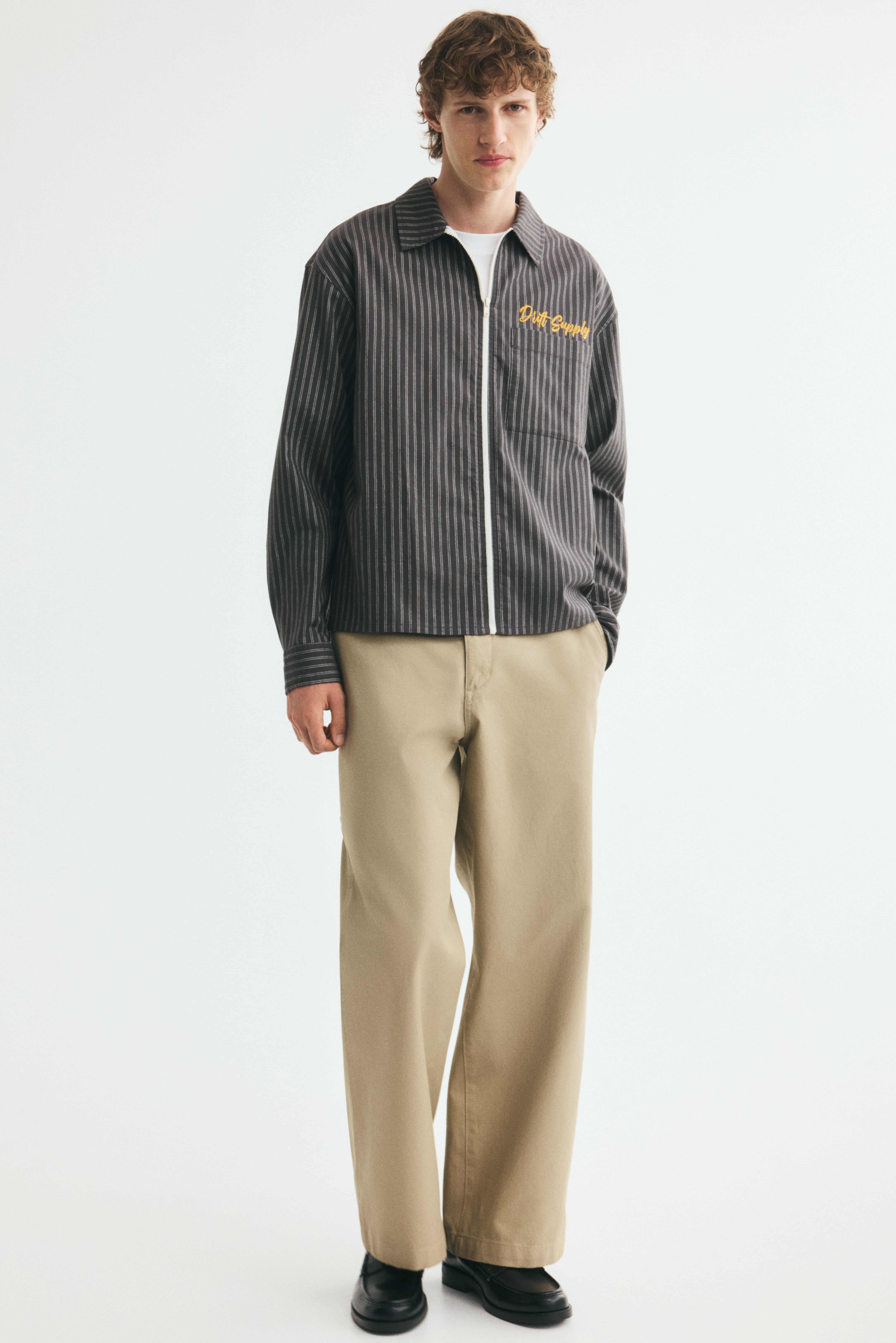 Embroidered Cotton Overshirt
