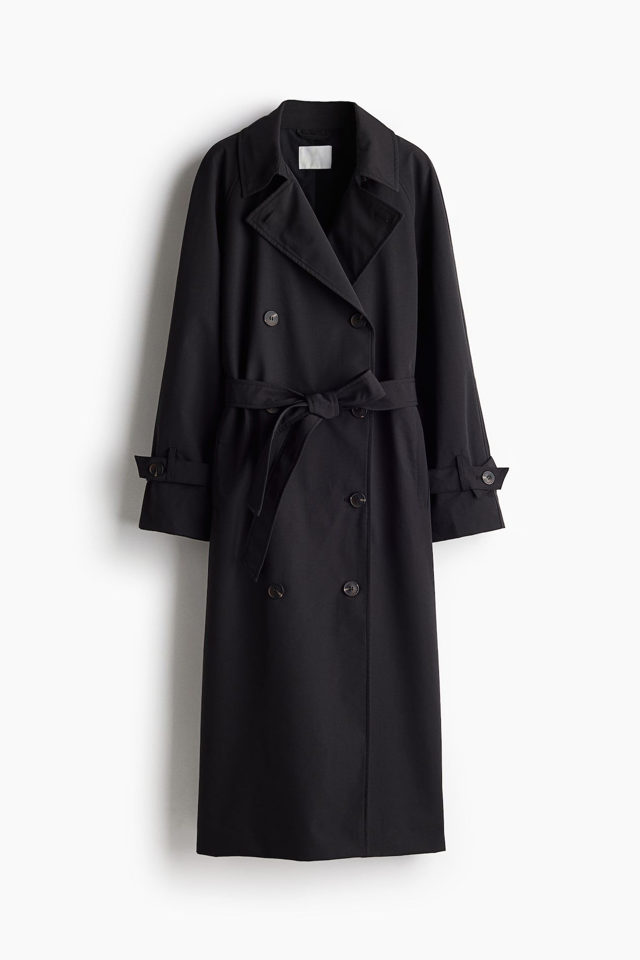 ダブルブレストトレンチコート - ブラック - レディース | H&M JP