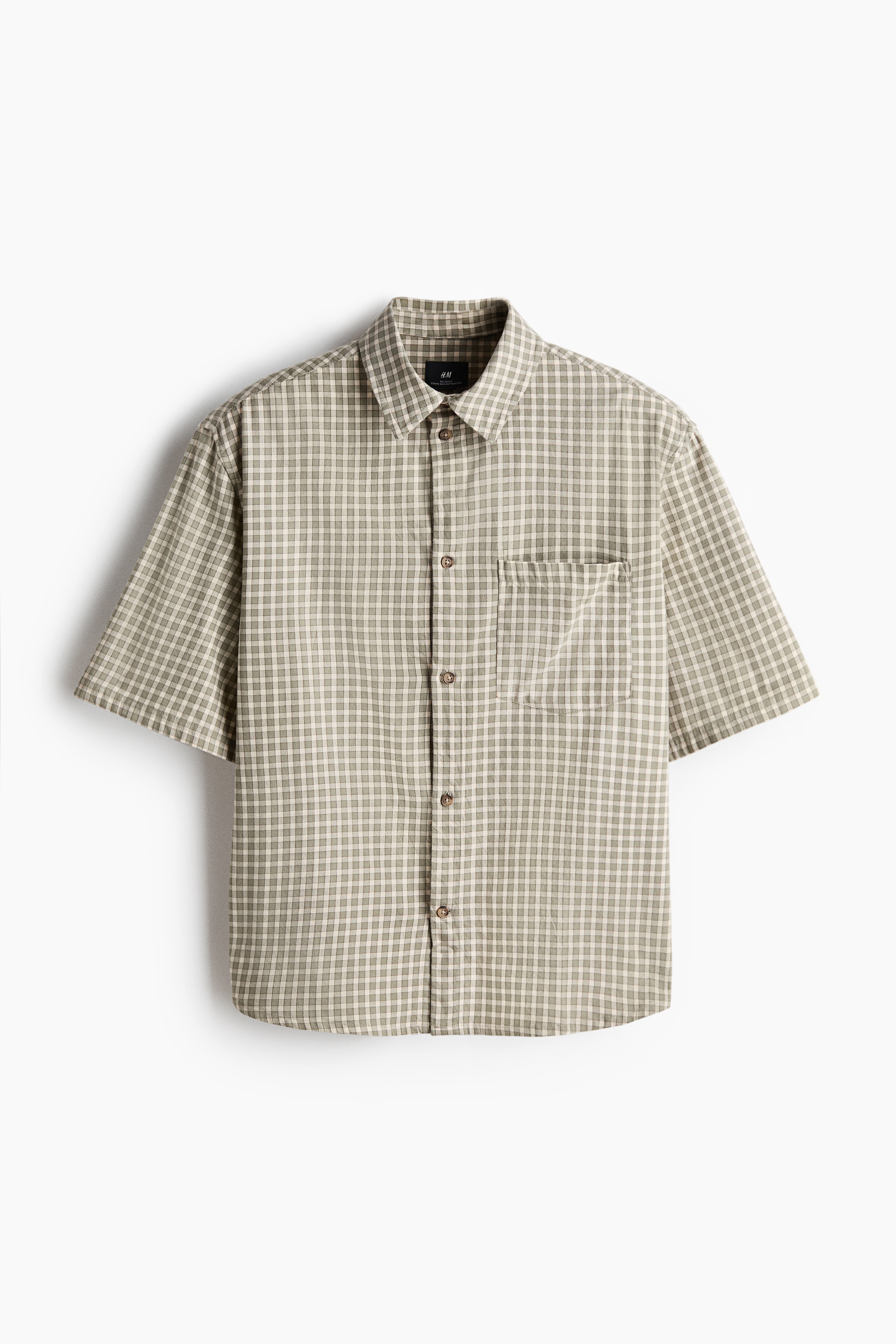 Relaxed-Fit Short-Sleeved Cotton Shirt from H&M - $34.99