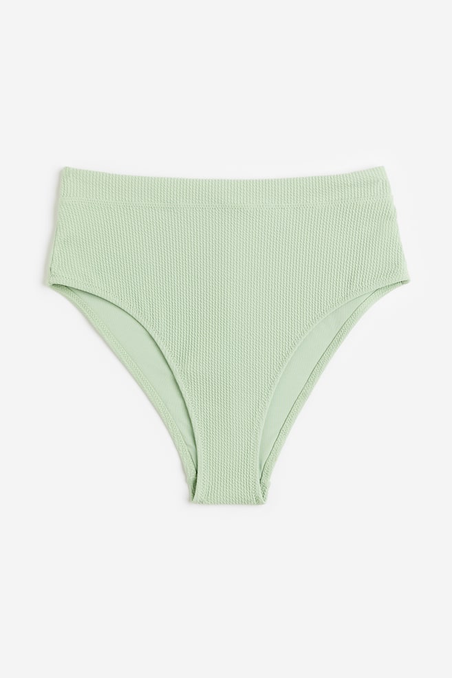 Brazilian bikini bottoms - Light green/White/Light blue/White