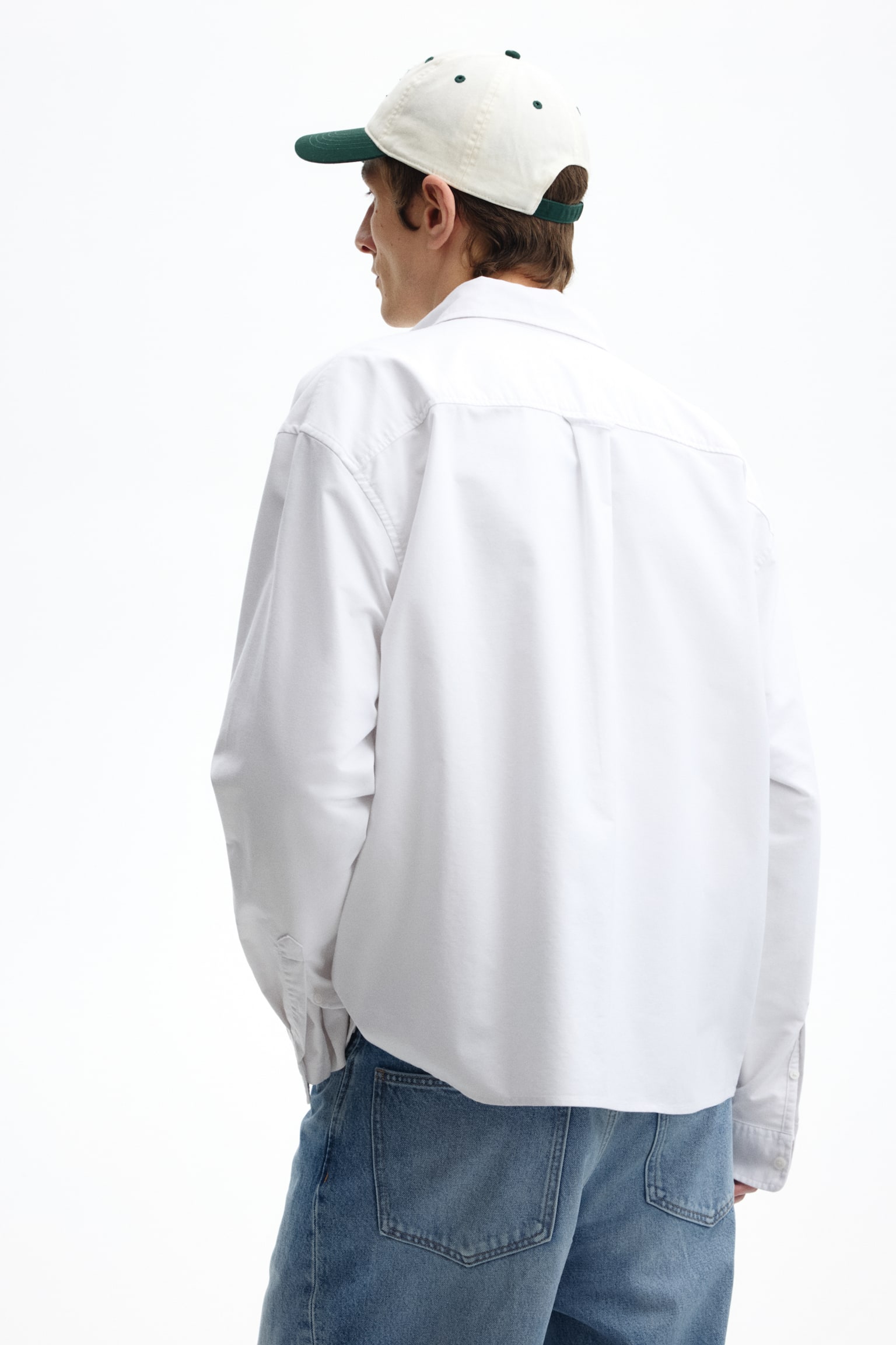 Chemise Oxford Relaxed Fit - Blanc/Bleu foncé/Vert/rayé/Rouge - 3