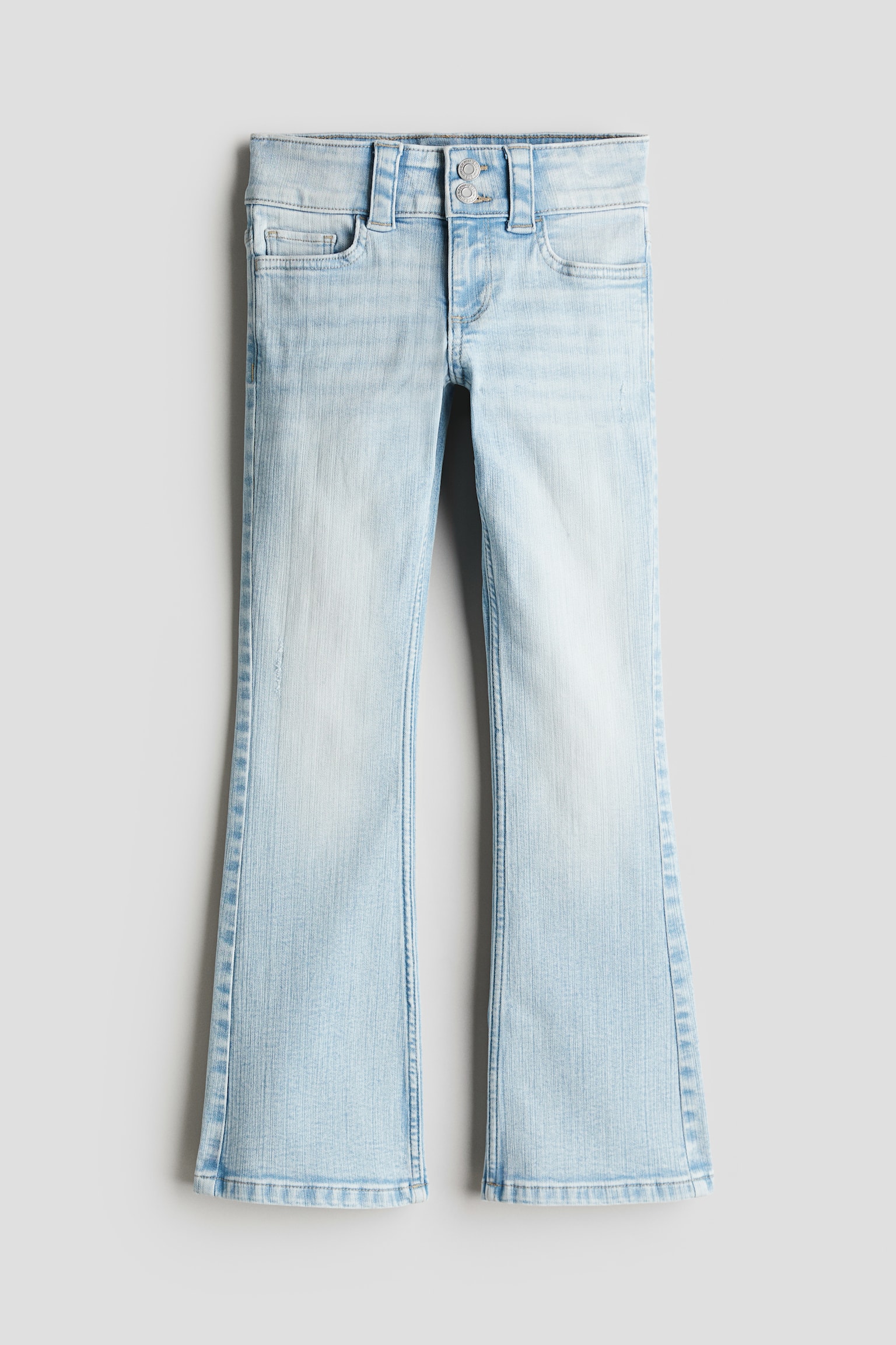 Bootcut Low Jeans - Light denim blue/Denim blue/Denim blue/Denim black/Black - 1