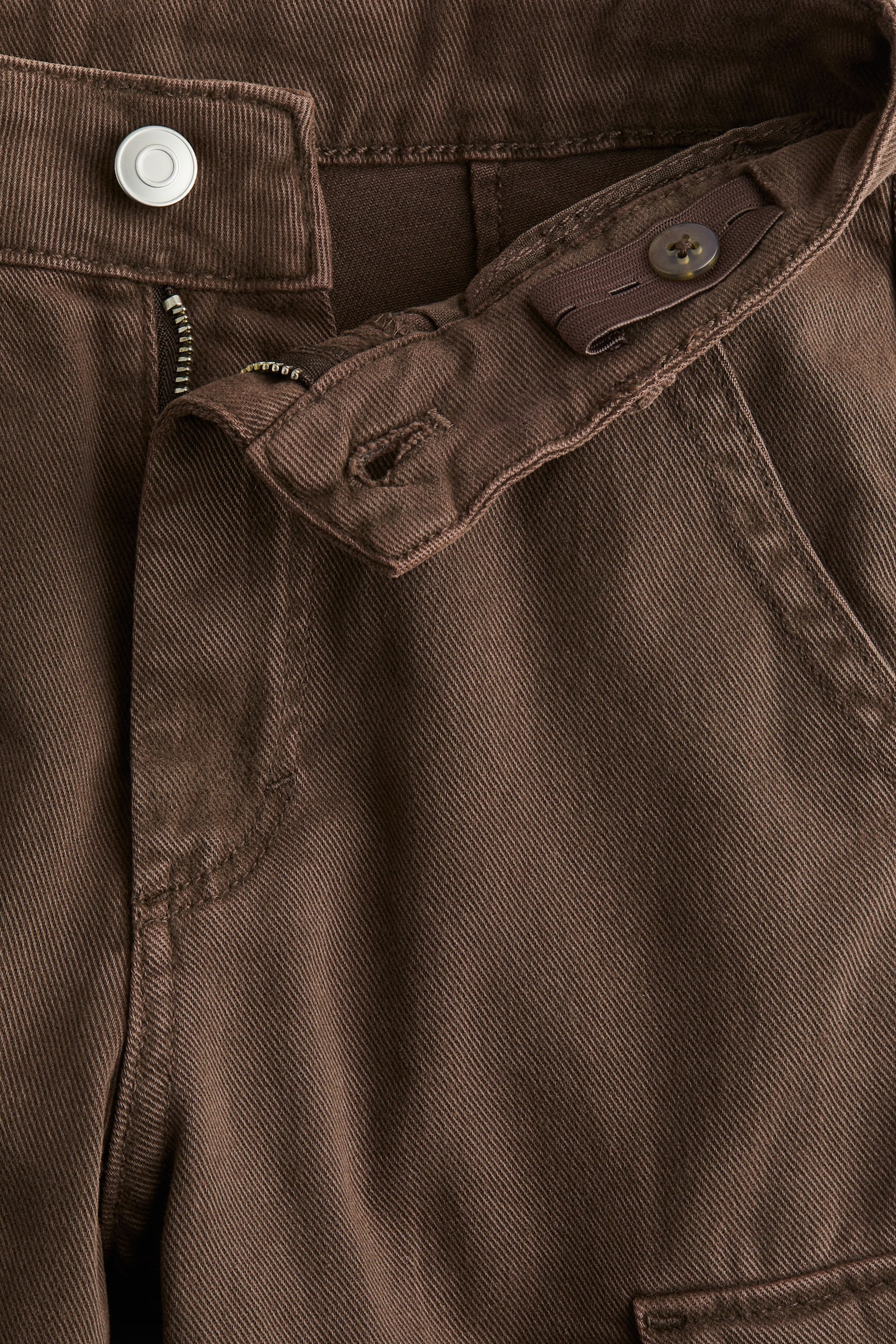 Cargo trousers - Brown/Khaki green - 3