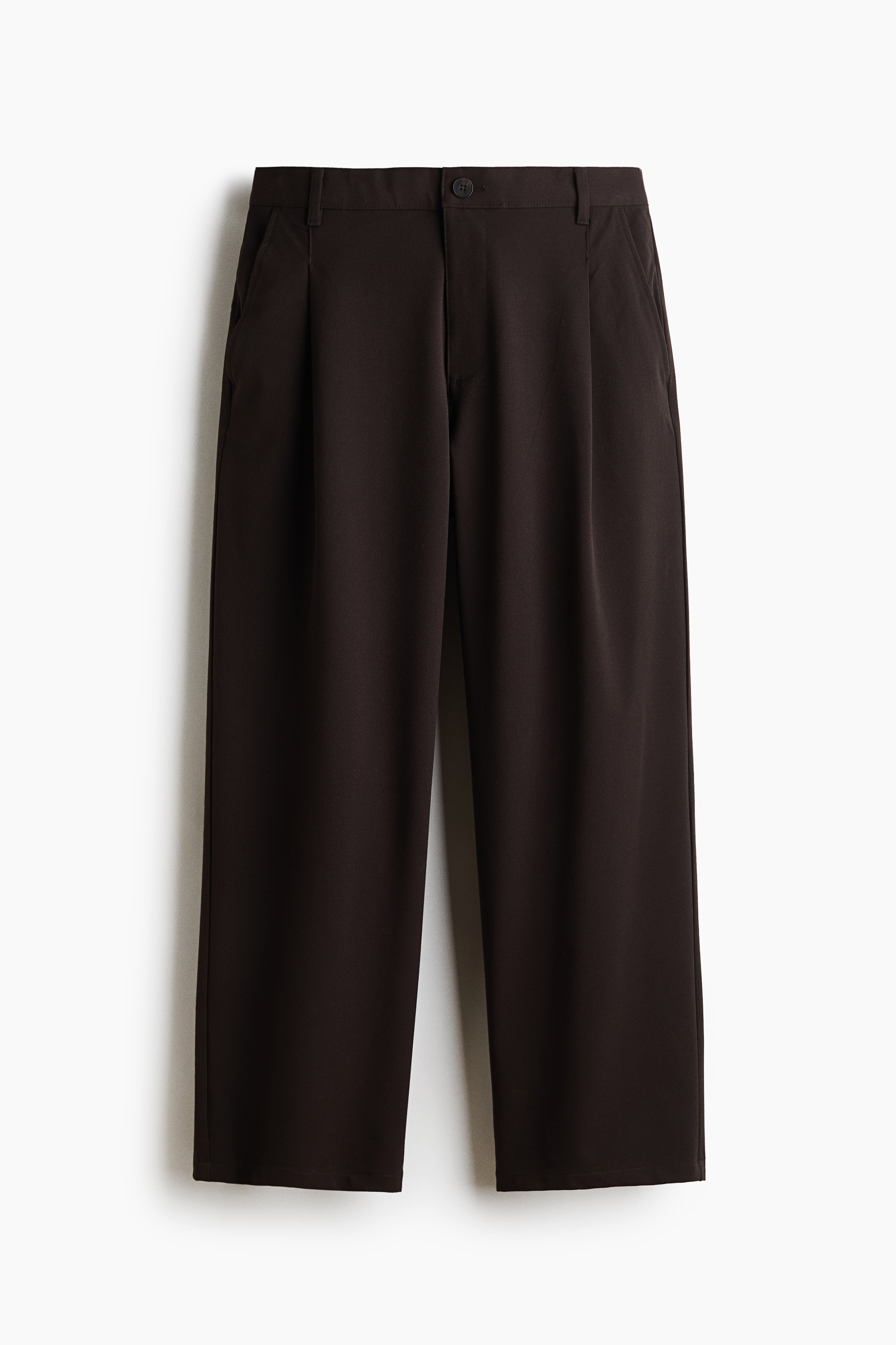 Quần dài kiểu may đo Loose Fit - Dark brown/Màu nâu xám đậm/Màu đen