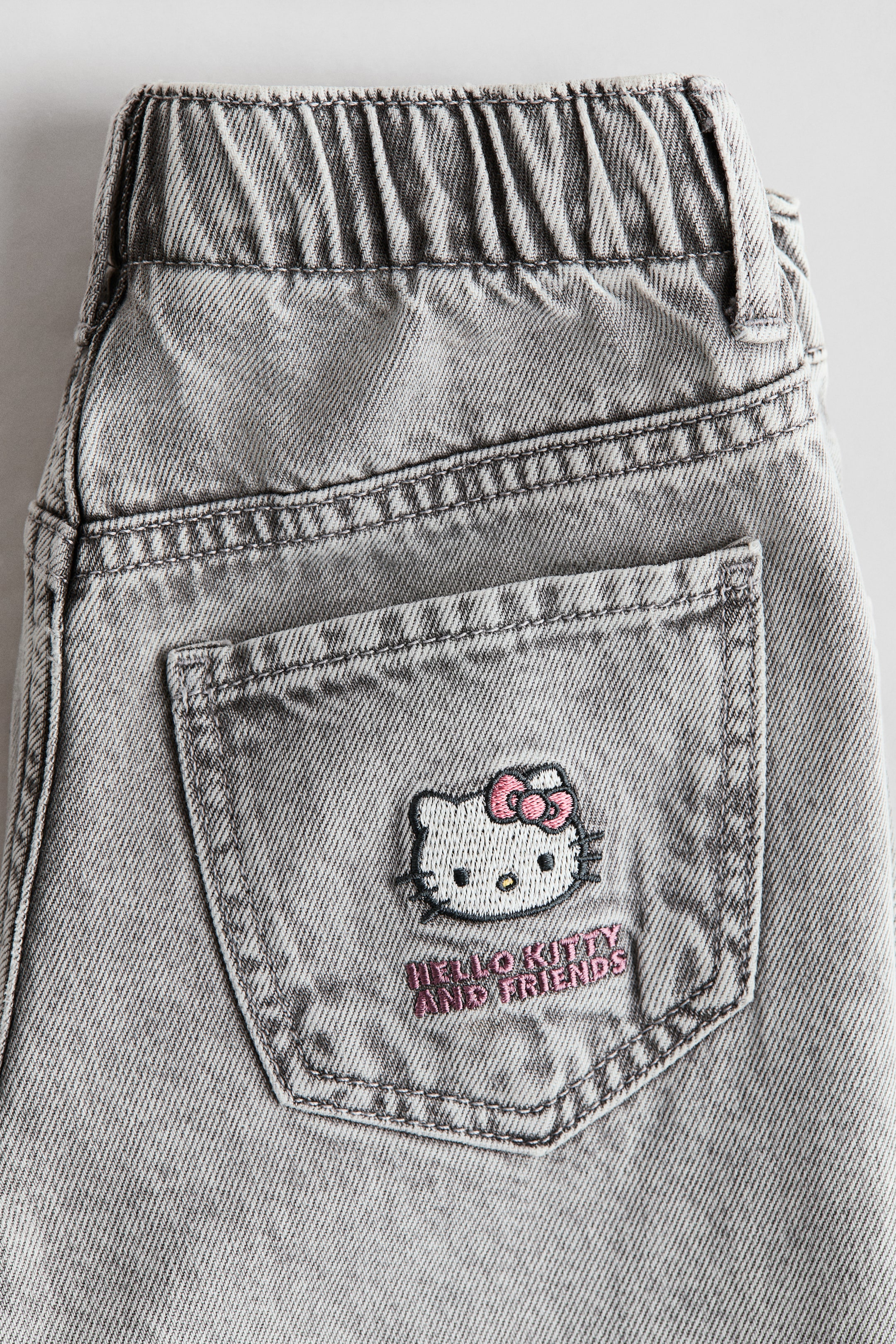 Детские джинсы H&M Motif-Detail Loose-Fit Jeans — фото 2