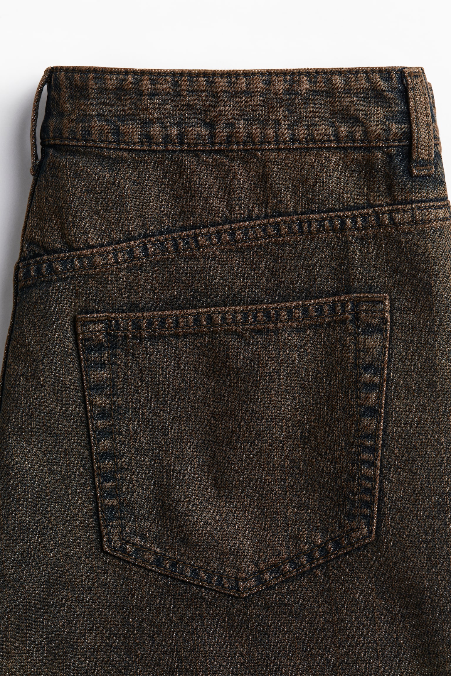 Baggy Flared Low Jeans - Dark denim blue/Washed brown/Black/Denim blue - 7