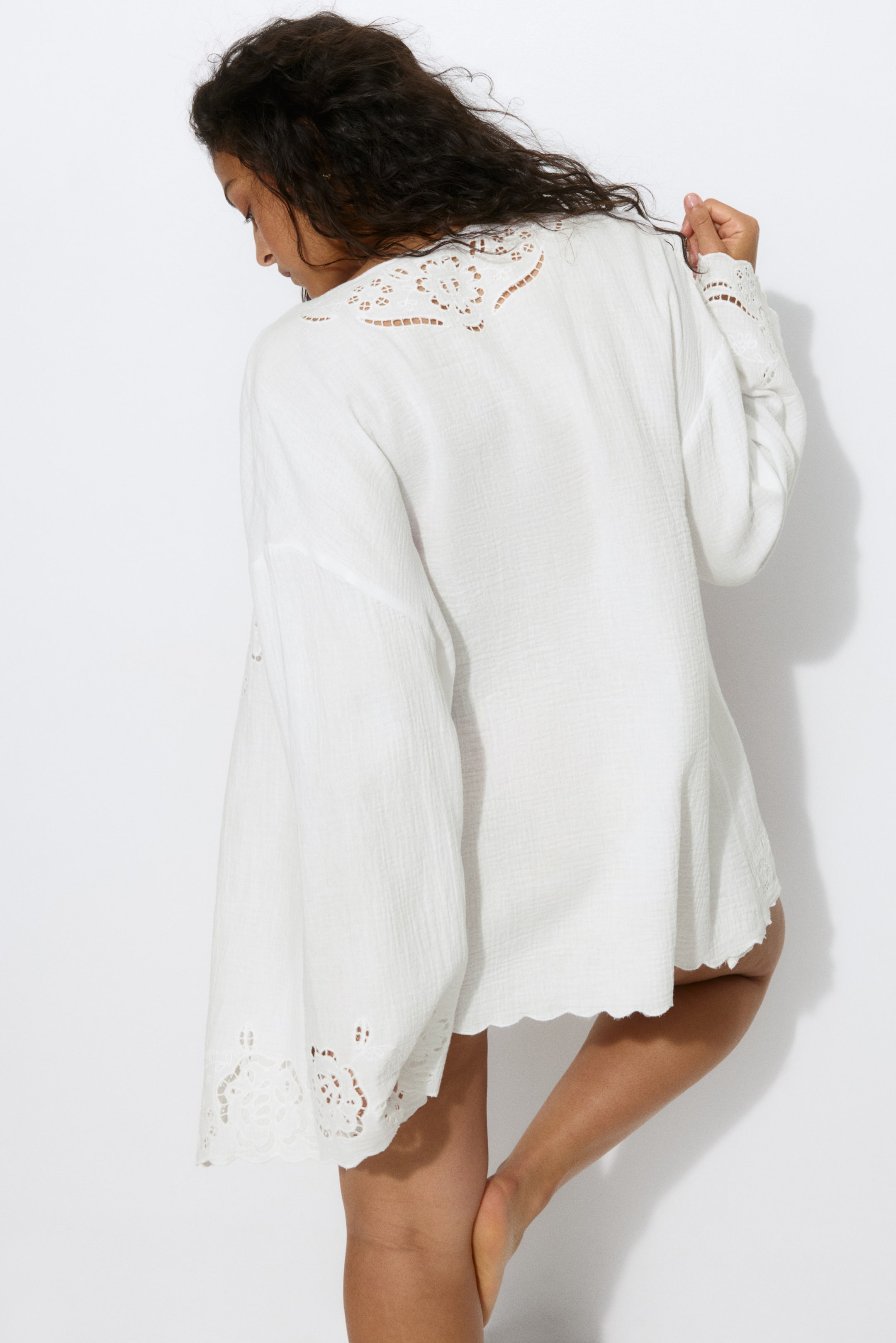 Cotton Muslin Beach Kaftan