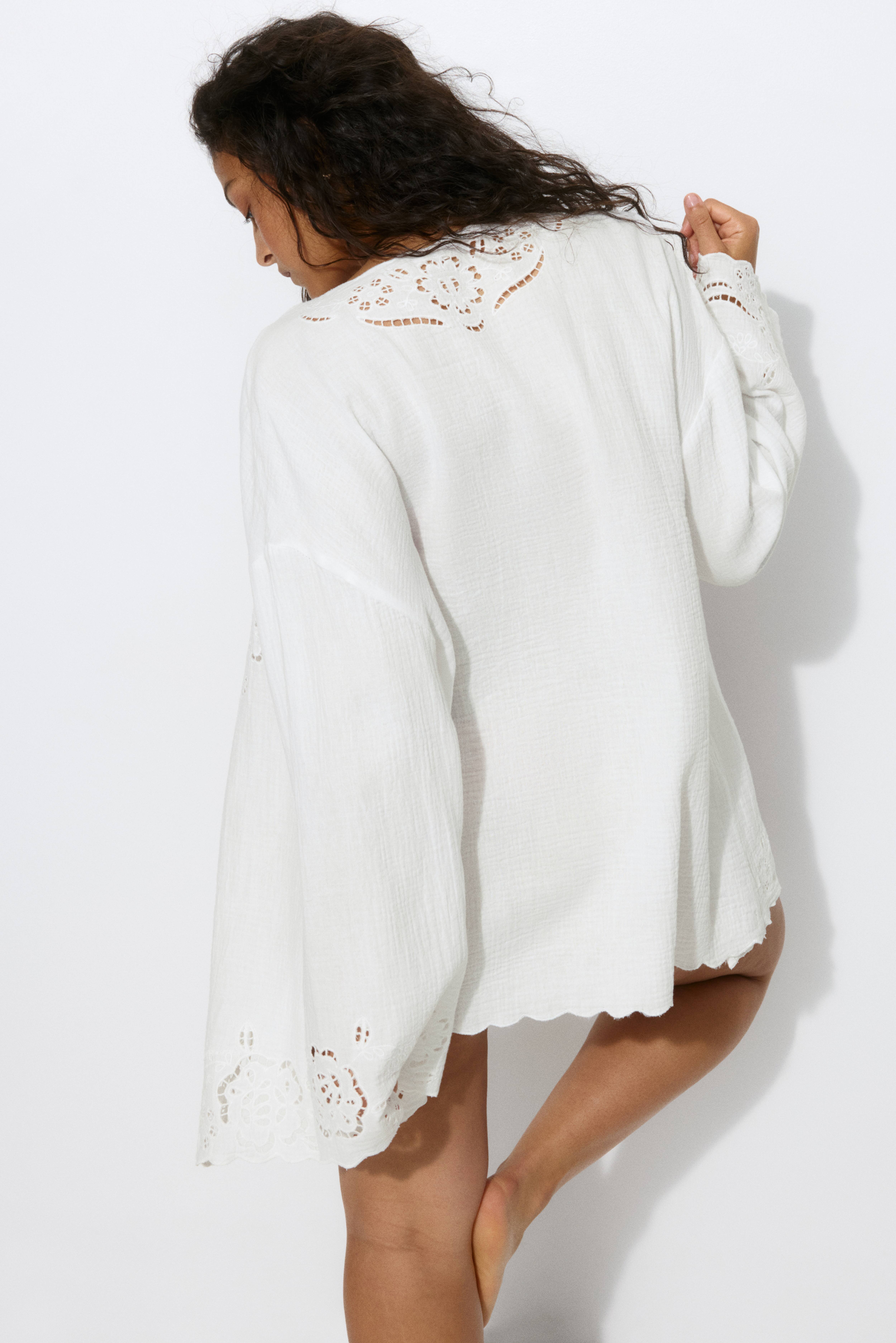 Cotton Muslin Beach Kaftan