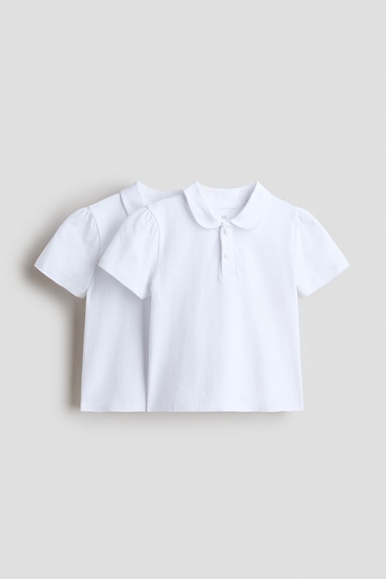 Детские рубашки H&M 2-Pack Polo Shirts