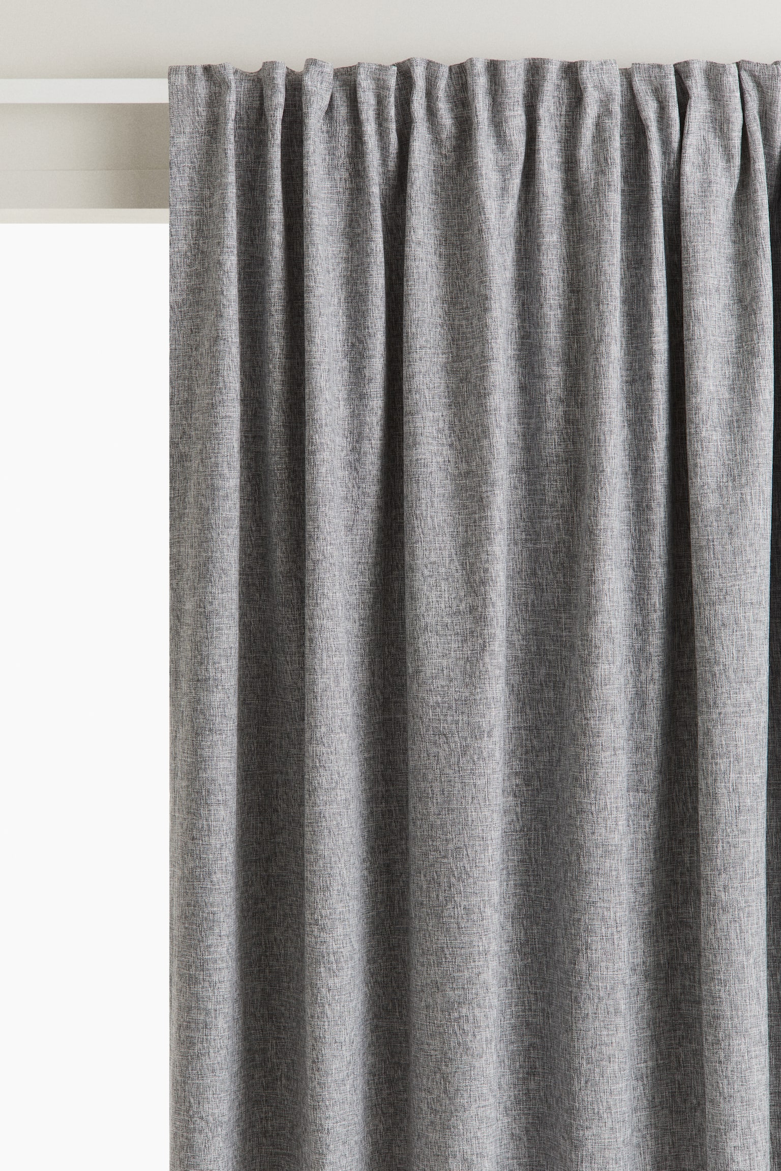 1-pack wide blackout curtain length - Grey - 1