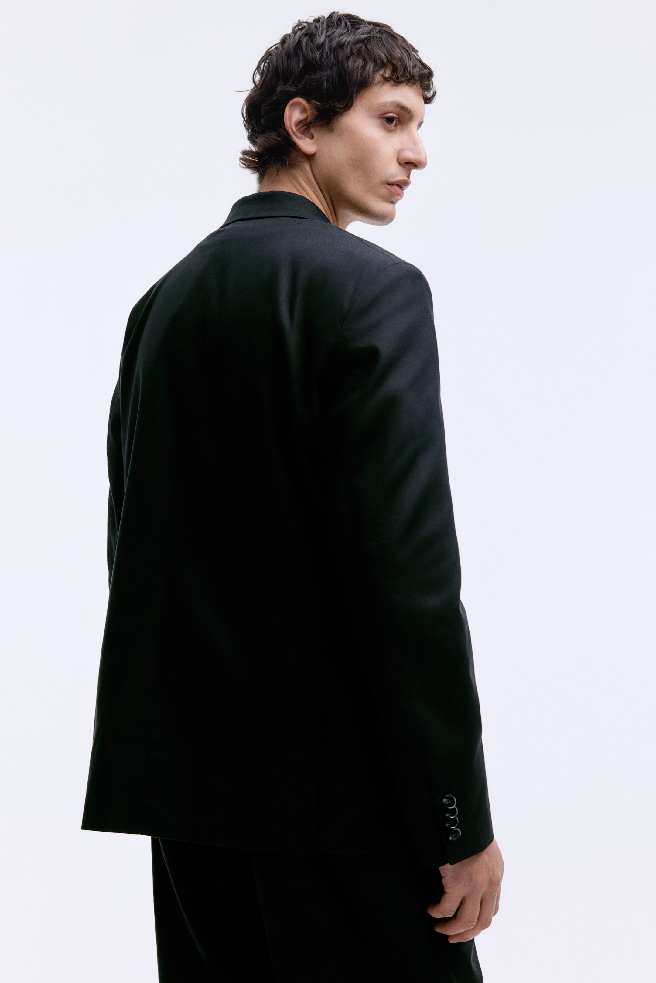 Мужские куртки H&M Relaxed-Fit Double-Breasted Jacket — фото 5