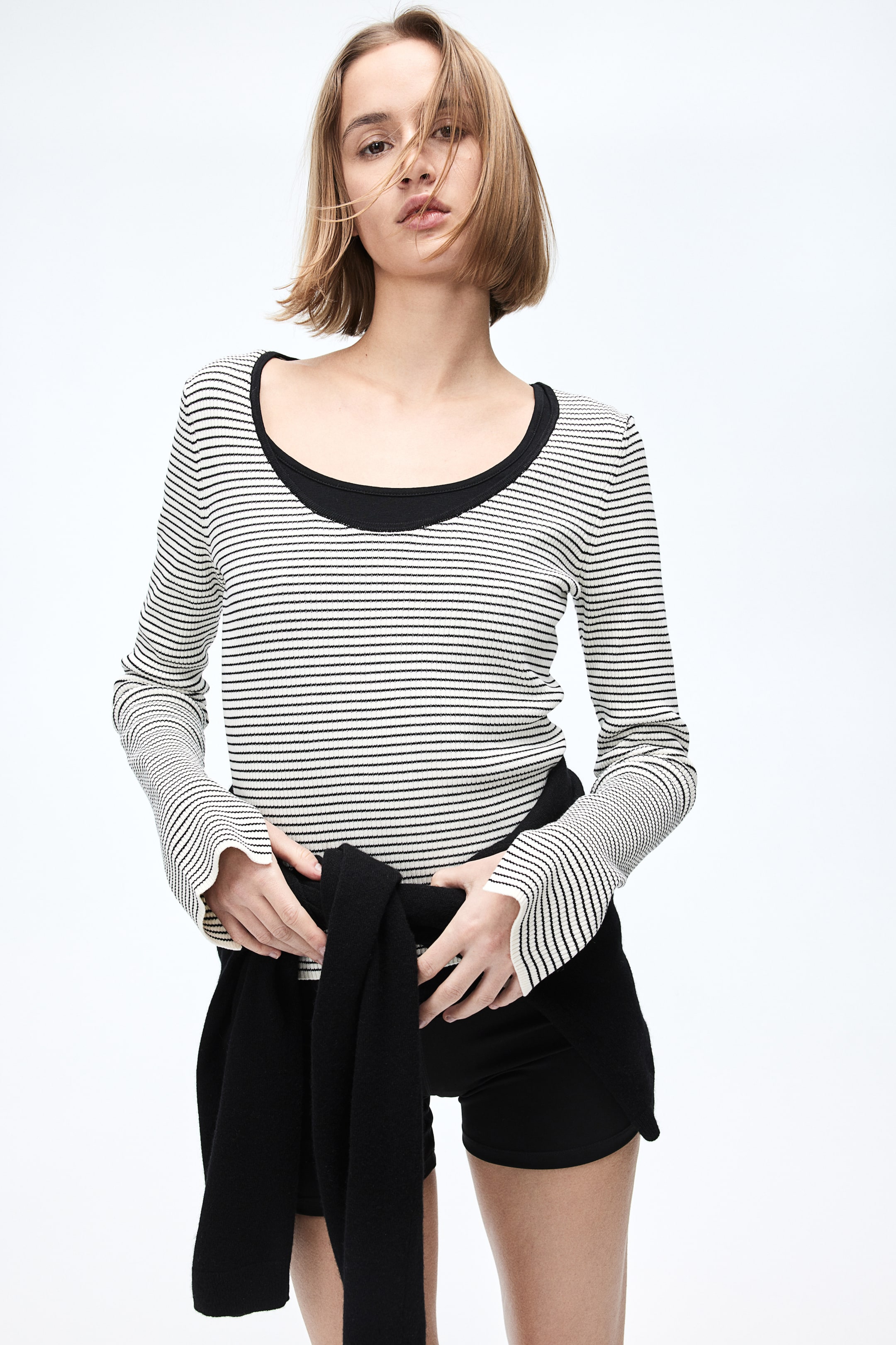 Rib-knit Top