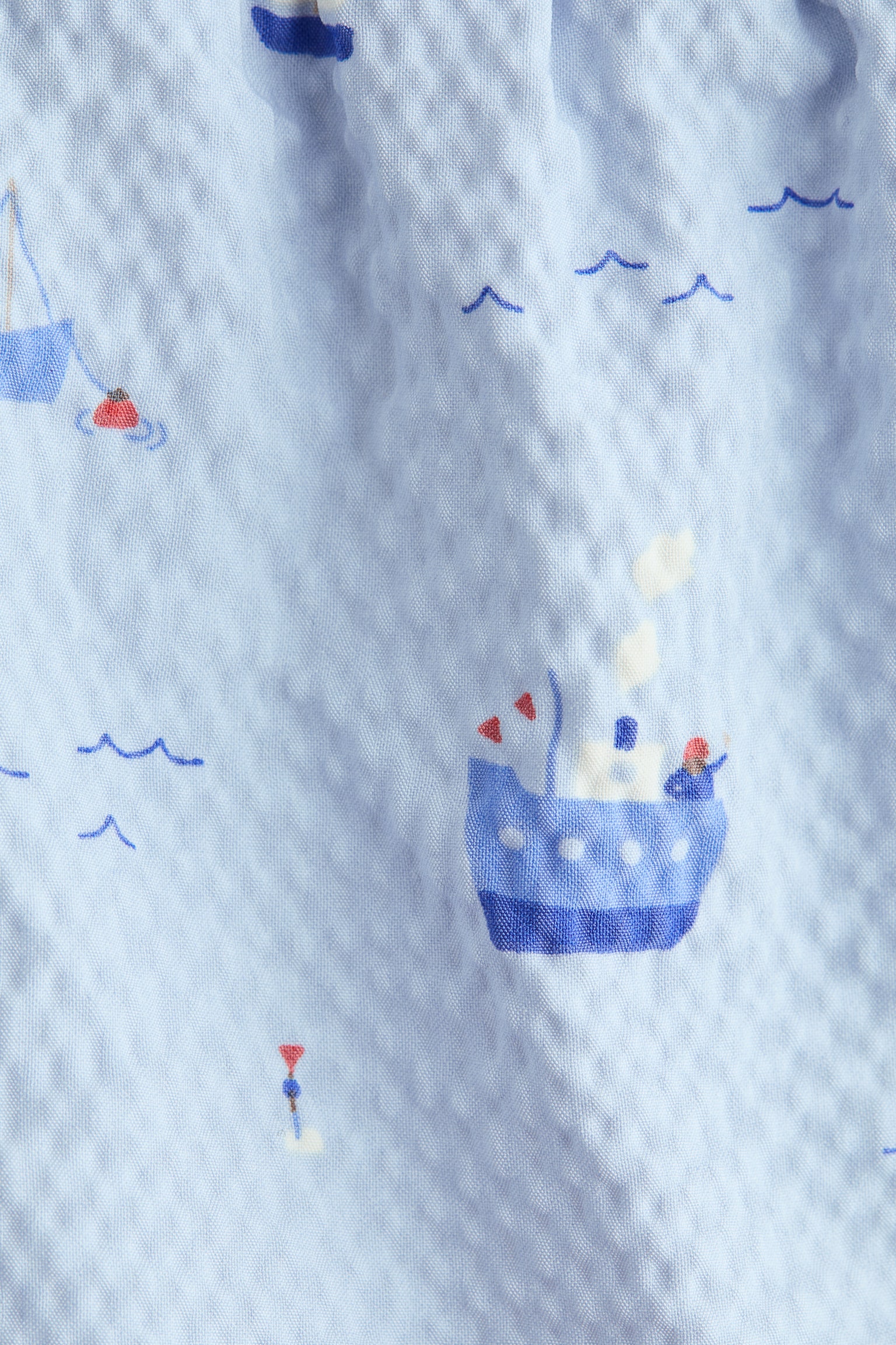 Printed swim shorts - Light blue/Boats - 2