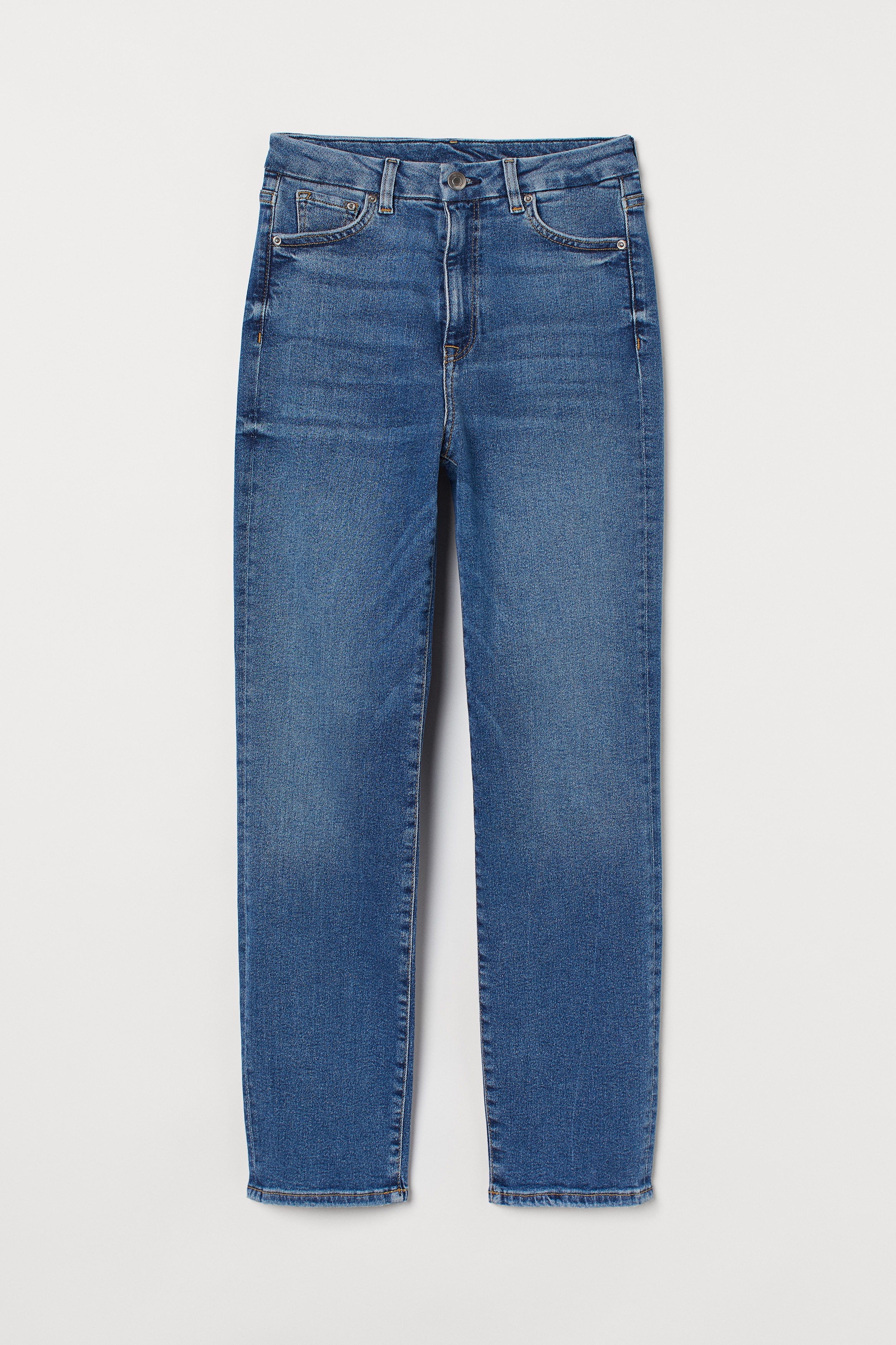Embrace Slim High Ankle Jeans - Niebieski denim - ONA | H\u0026M PL