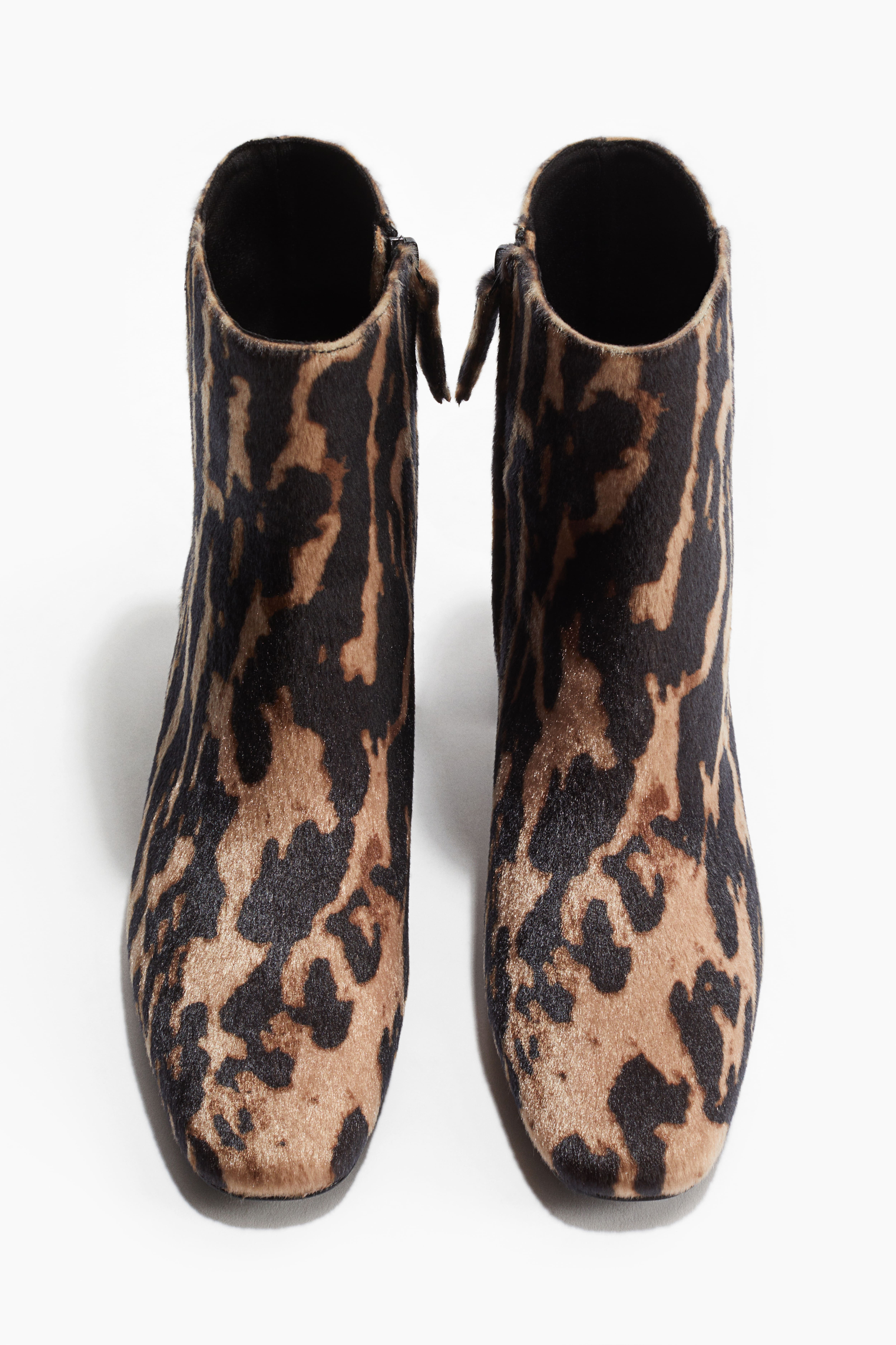 Block-Heeled Ankle Boots