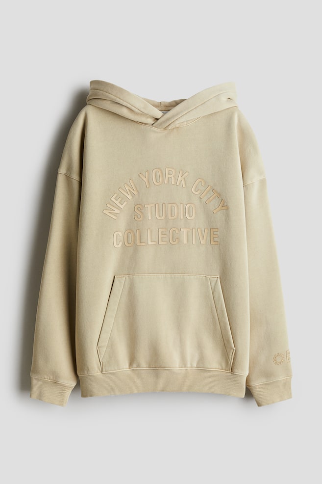Hoodie - Beige/New York City/Black/Tie-dye/Beige - 1