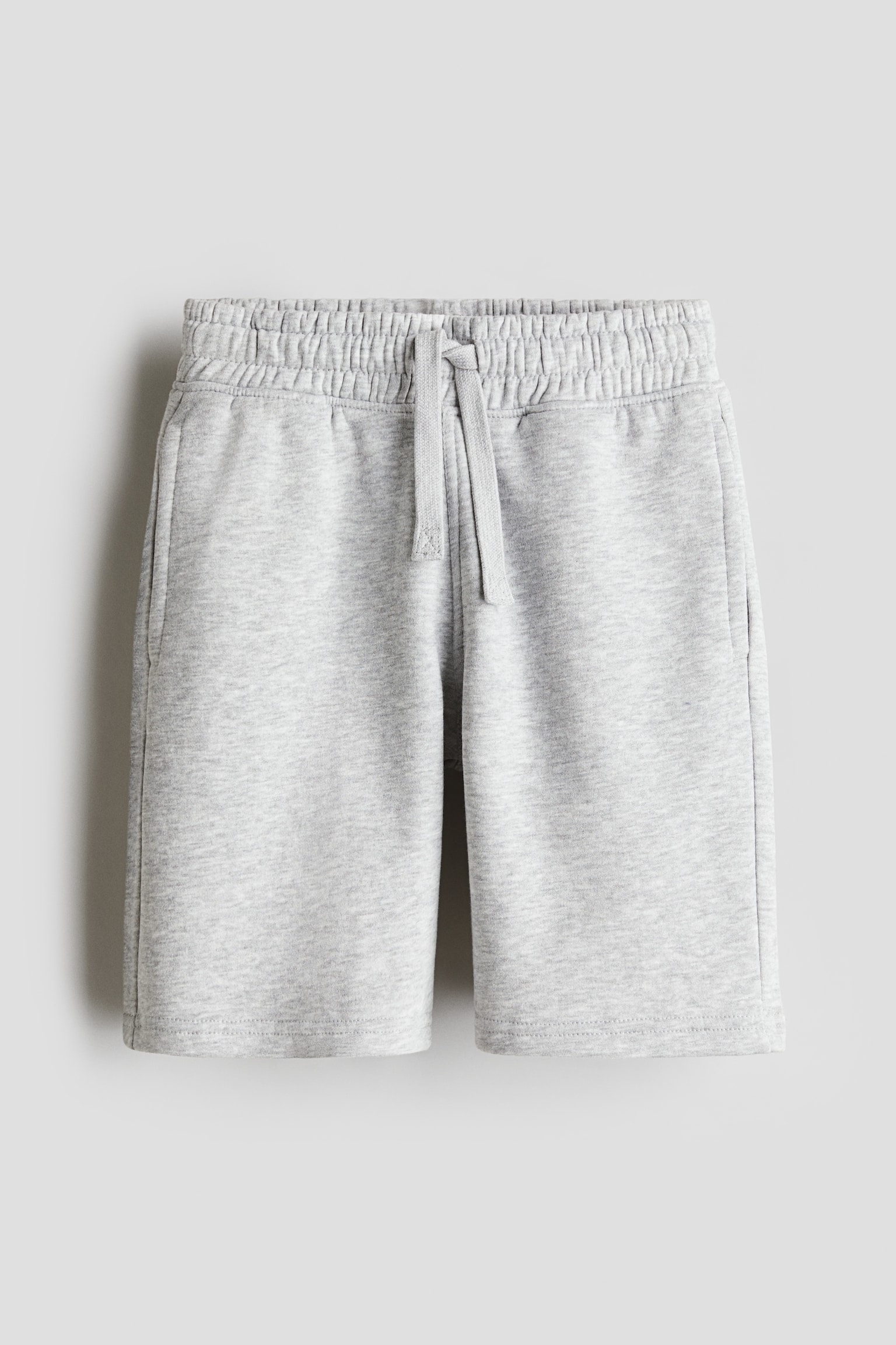 Sweatshirt shorts - Light grey marl/Black - 1