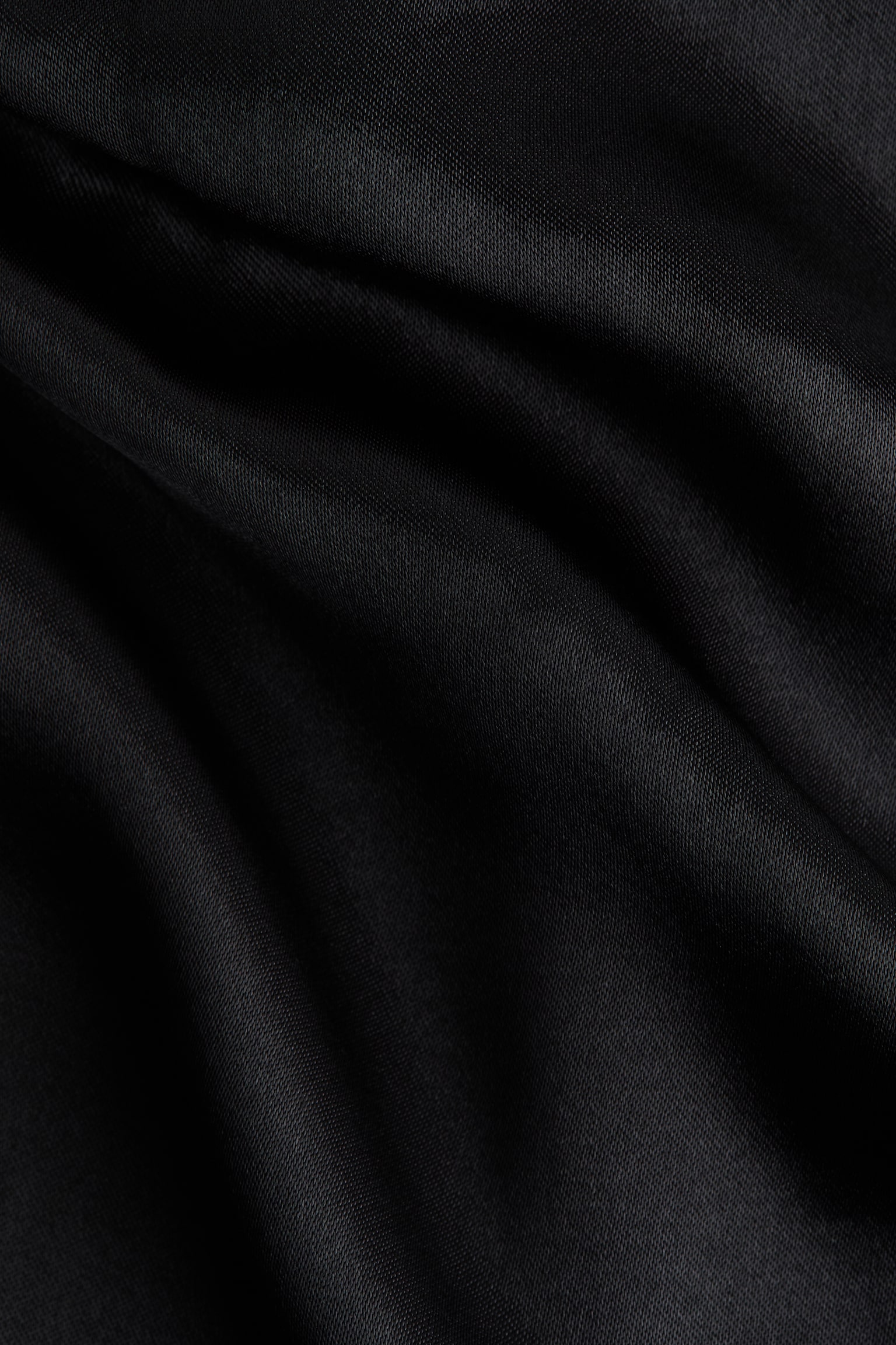 Šaty bez rukávů s šálovým detailem - Černá - 3