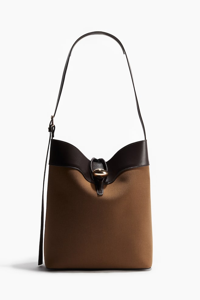 Sac seau - Marron/noir - 1