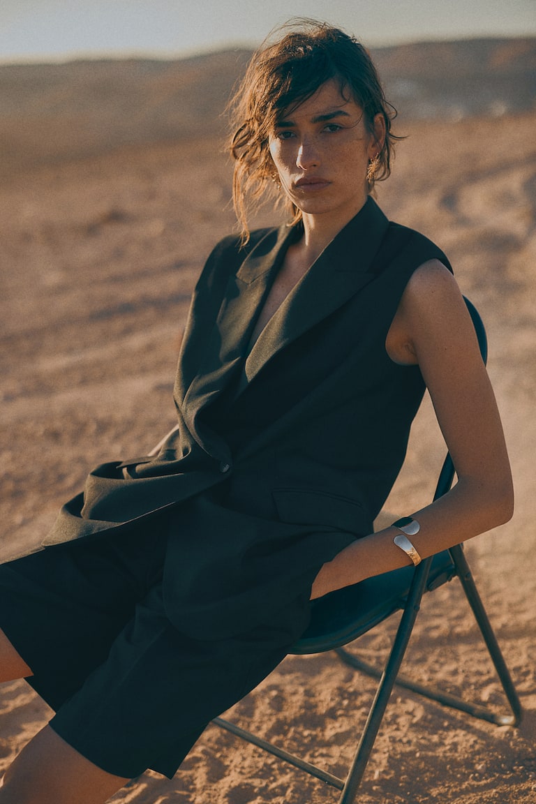 Damen Steppweste Steppweste H Und M Zweireihige Weste