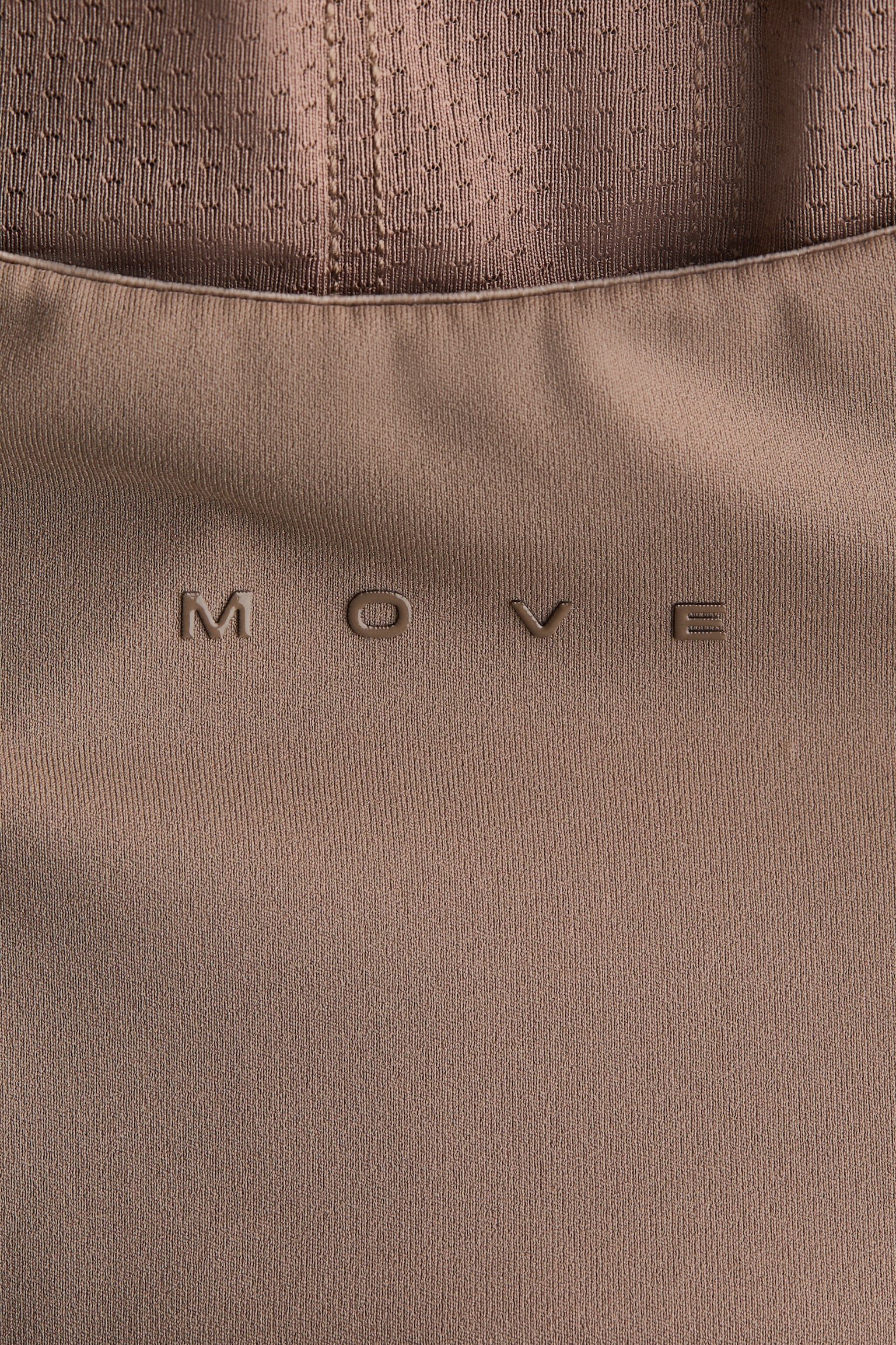 SculptMove™ Medium support Bandeau sports bra - Beige/Black - 6