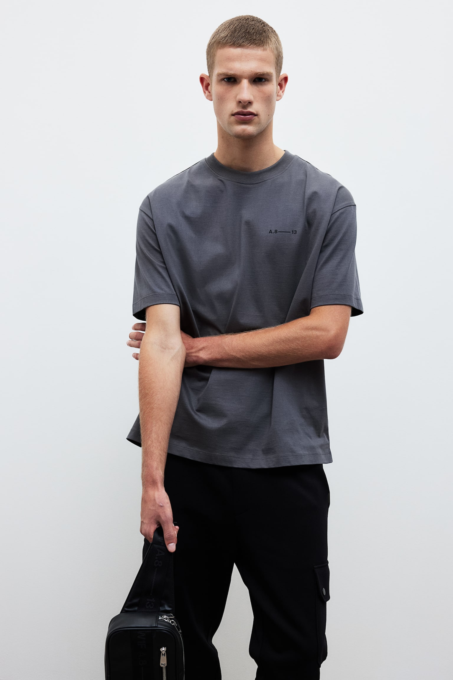 Loose Fit Printed T-shirt - Dark grey/Black/Soho LDN/Dark grey/Steel green/Soho Heights/White/Los Angeles/Brick red/White/Fairfax/Black/Soho Heights/White/Soho/White/Soho Heights/White/Stars/Black/New York/White/Los Angeles/Light grey/Soho LDN/White/La Brea - 1