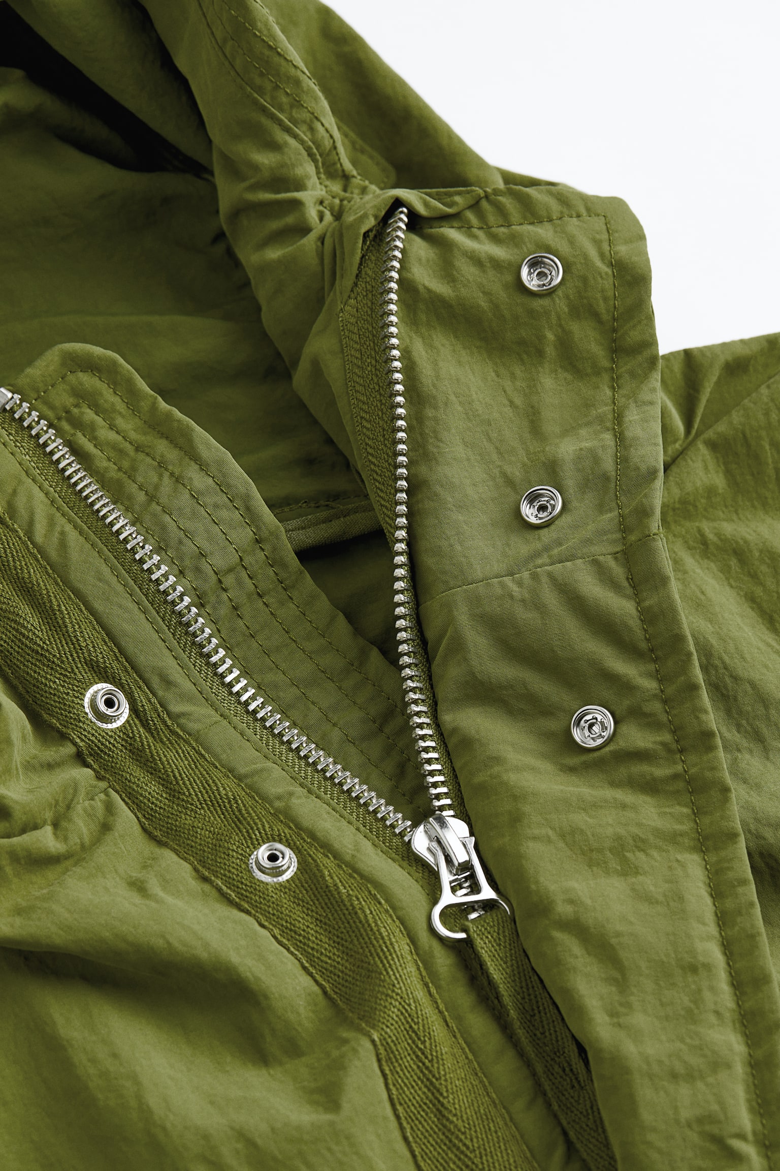 Water-repellent parka - Khaki green - 4