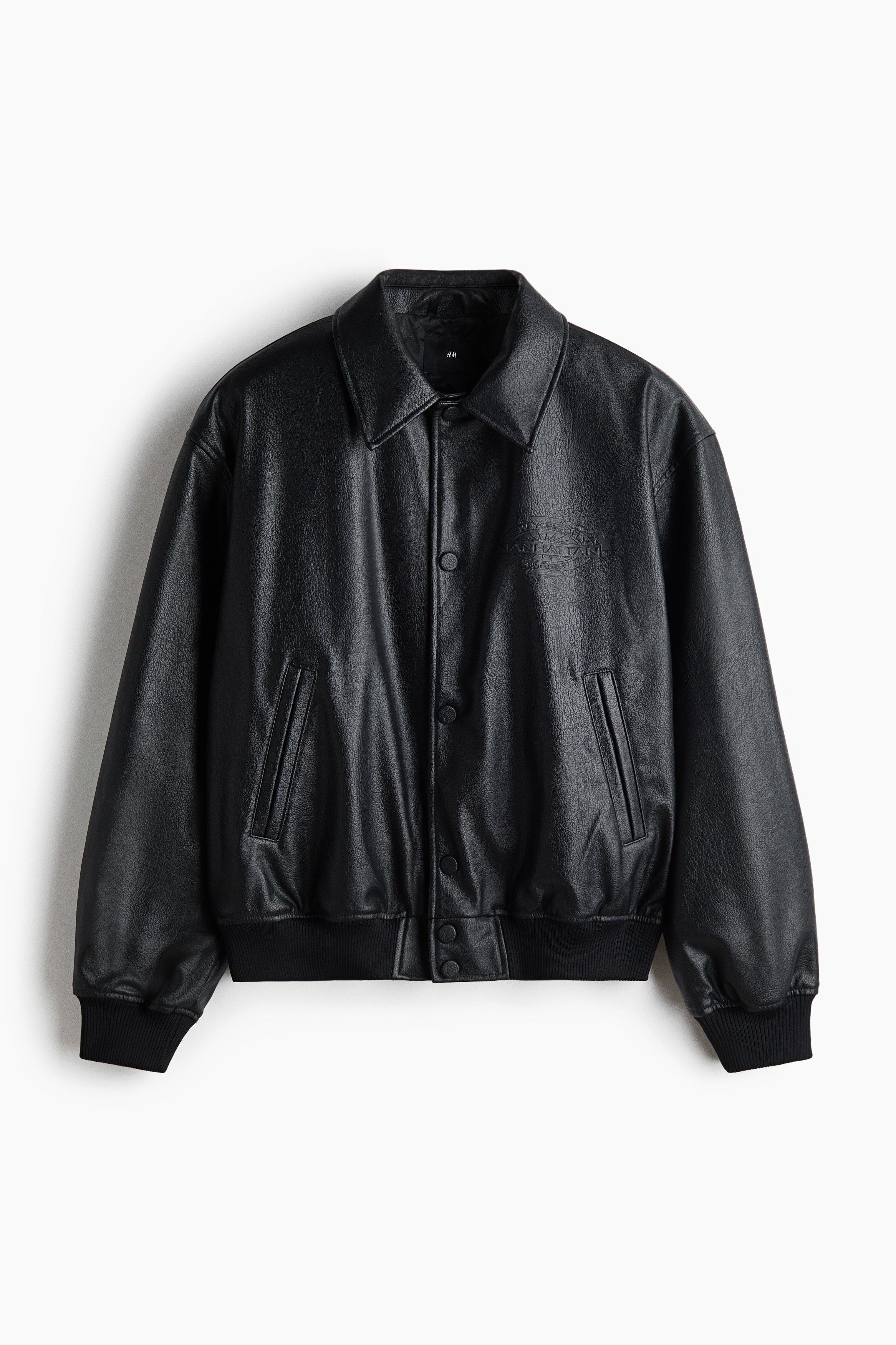 Coated baseball jacketModel