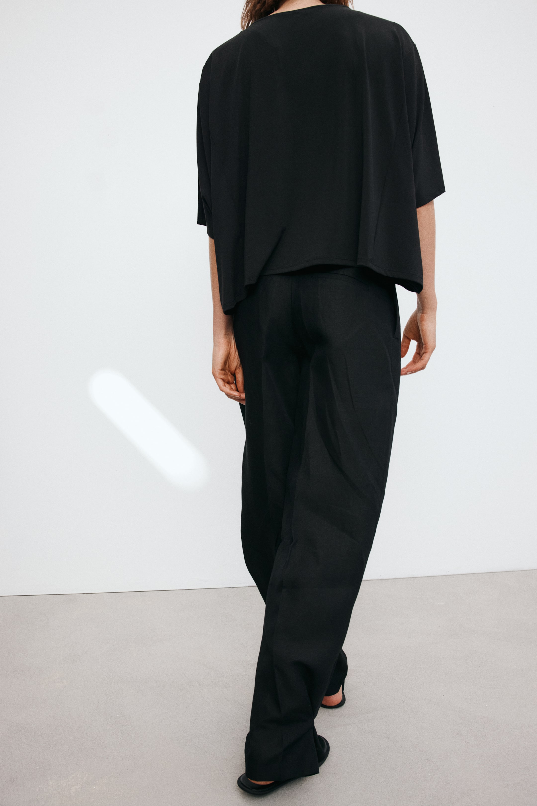 Batwing-Sleeved Top