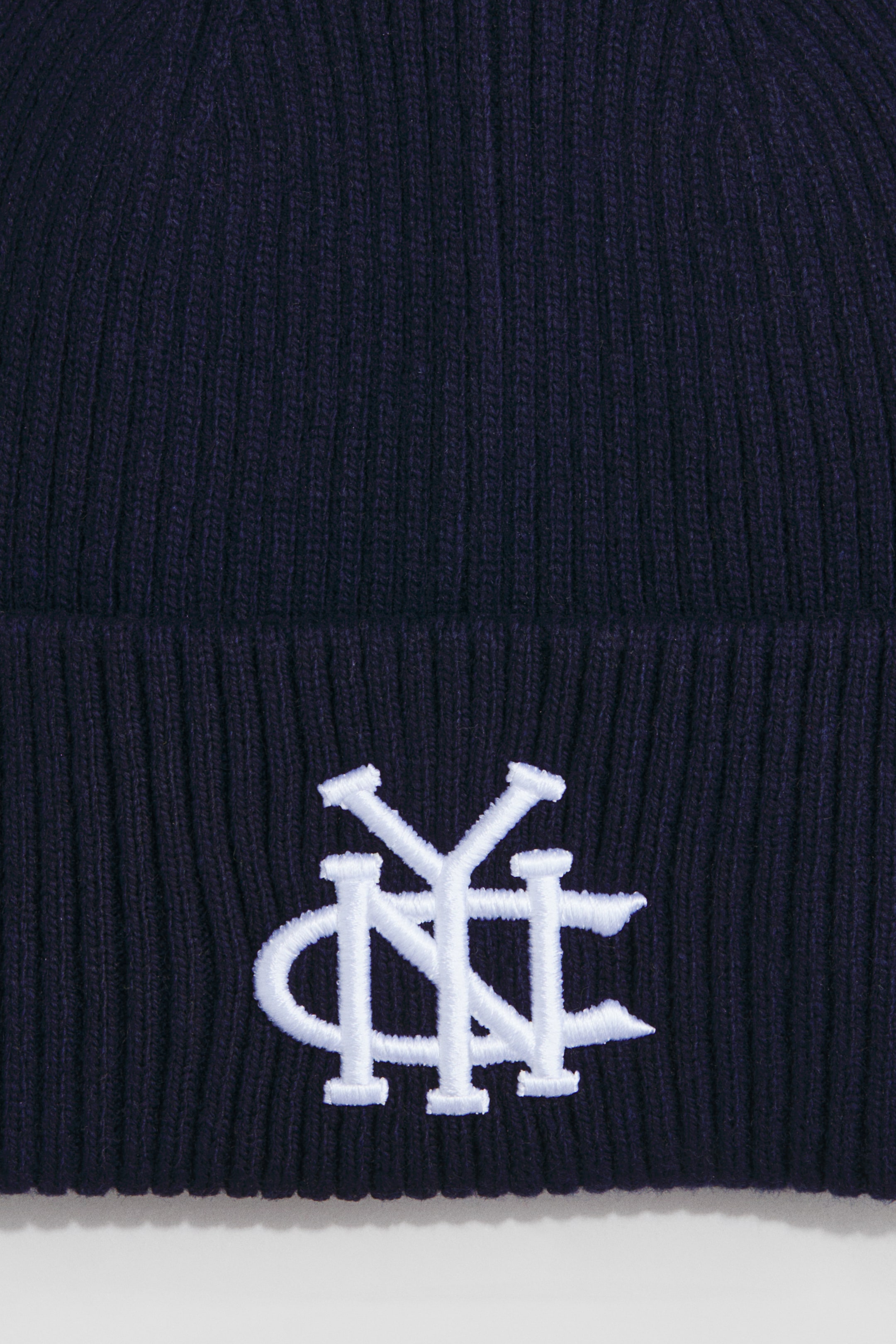 Embroidered-Detail Beanie