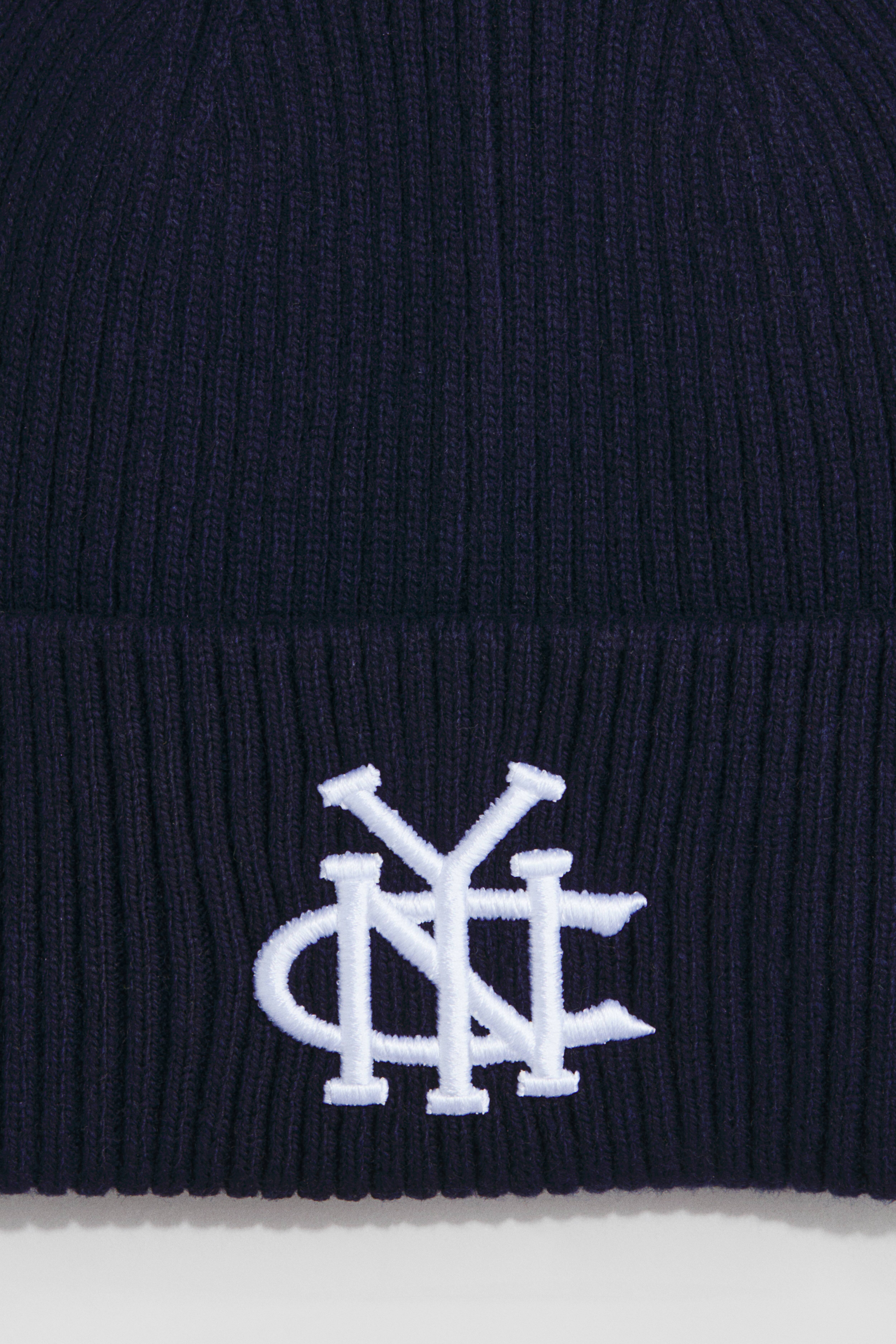 Embroidered-Detail Beanie
