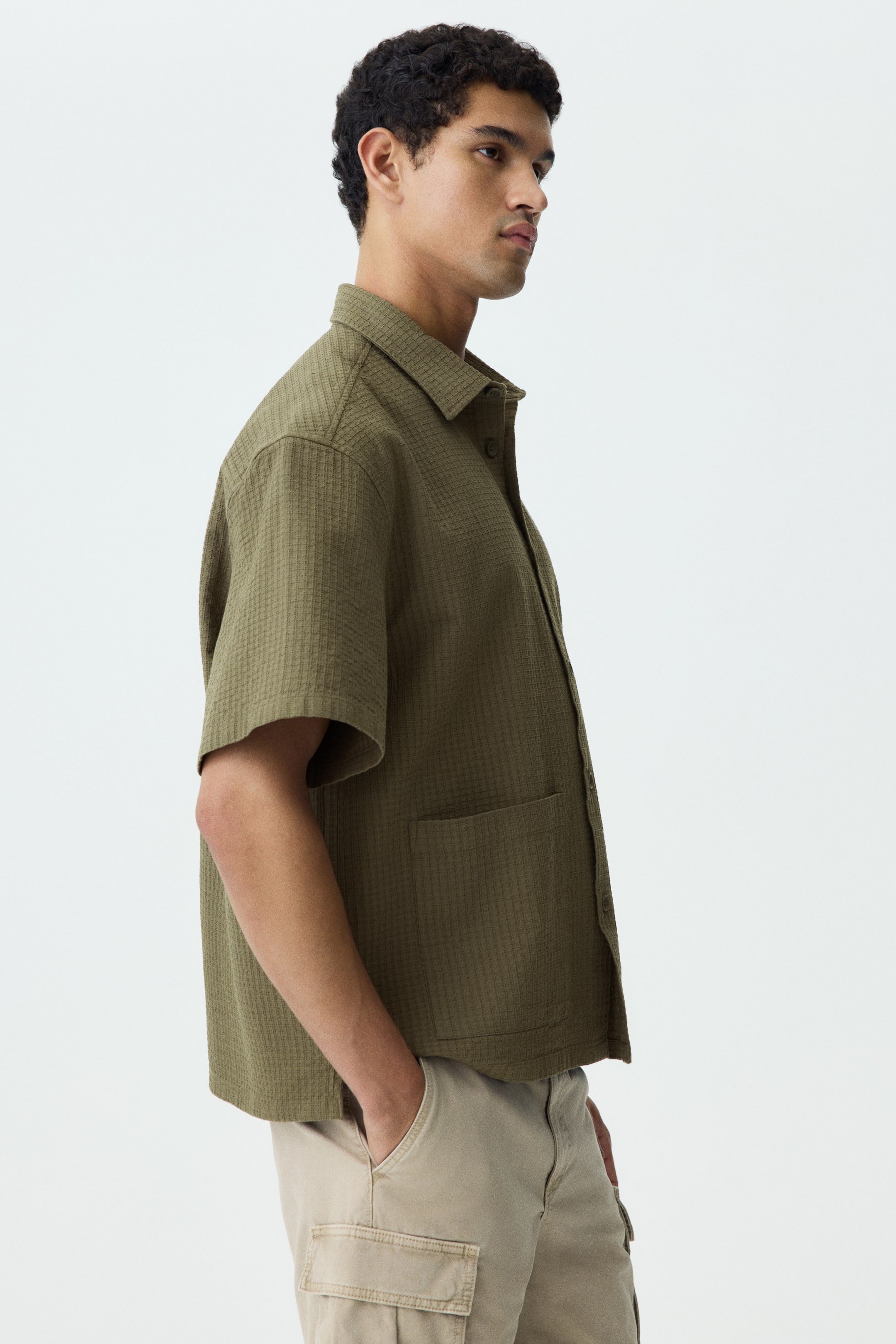 Relaxed-Fit Linen-Blend Shirt