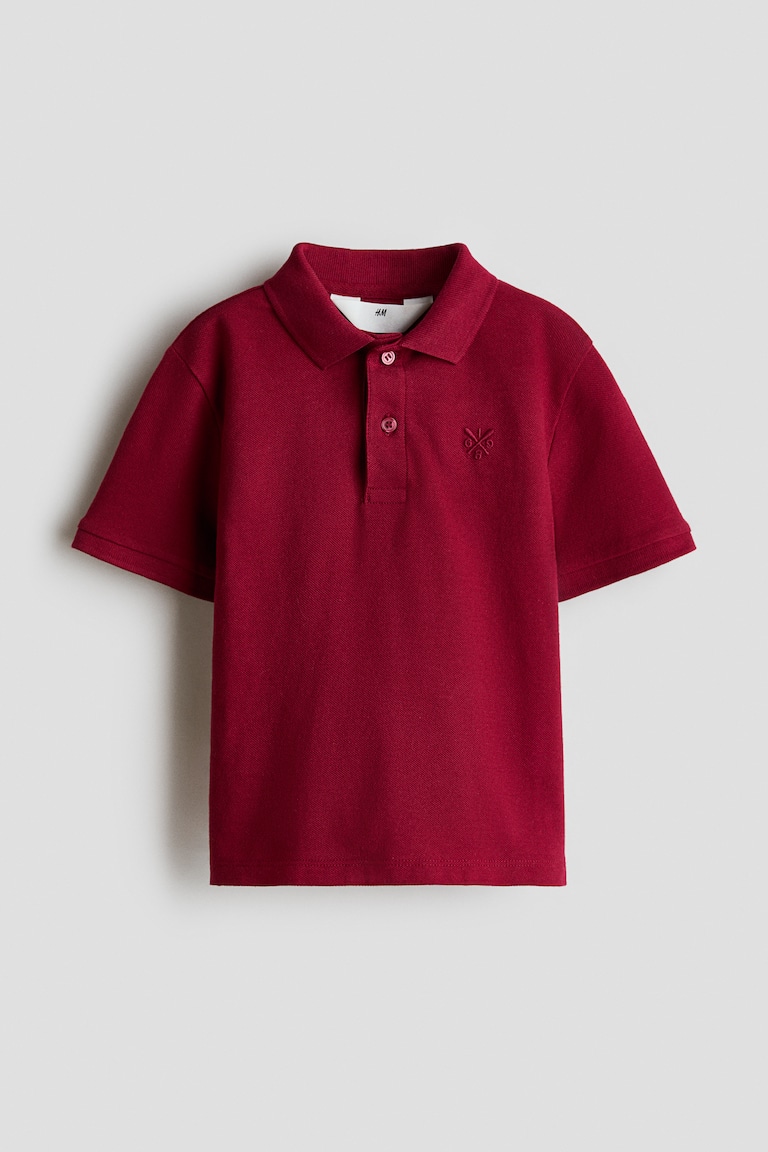 Polo majica od pikea s vezenim motivom