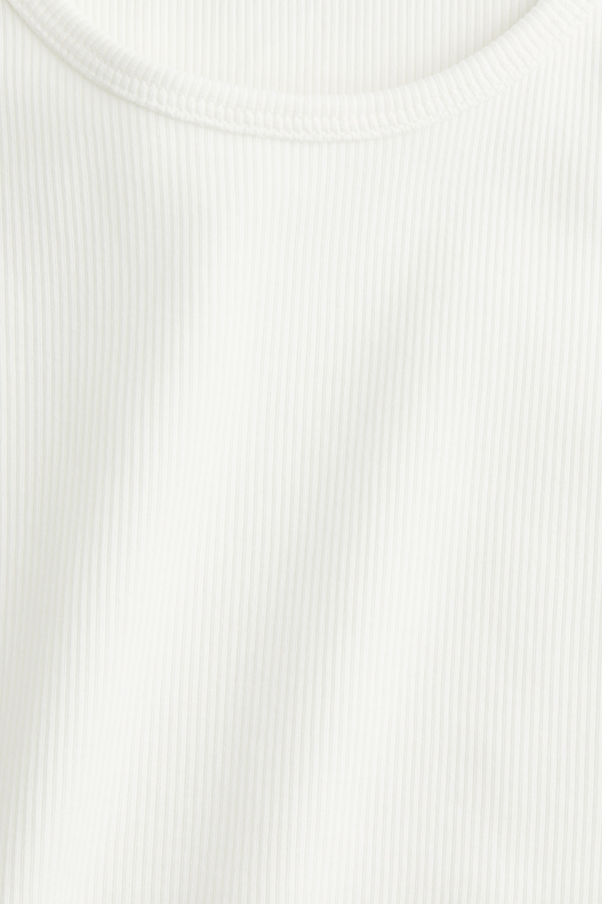 Ribbed vest top