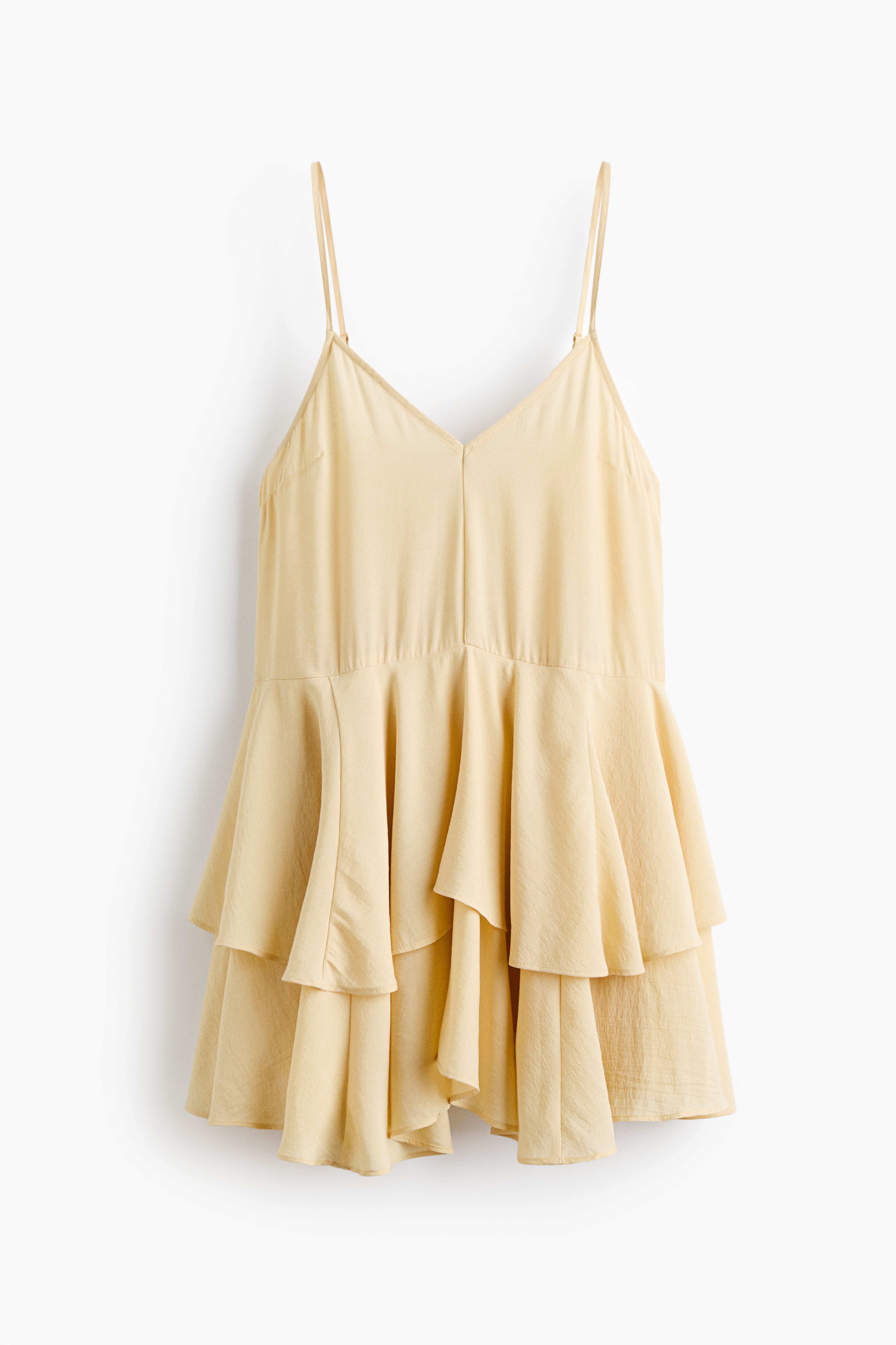 Tiered Viscose-Blend Dress