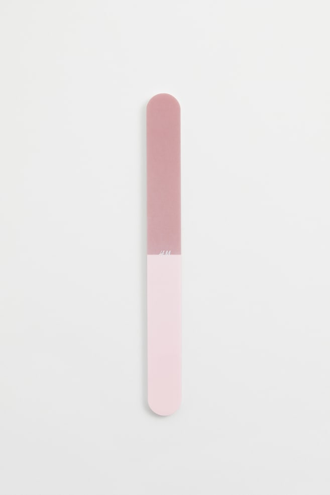 Double-sided nail file - Light pink - 1