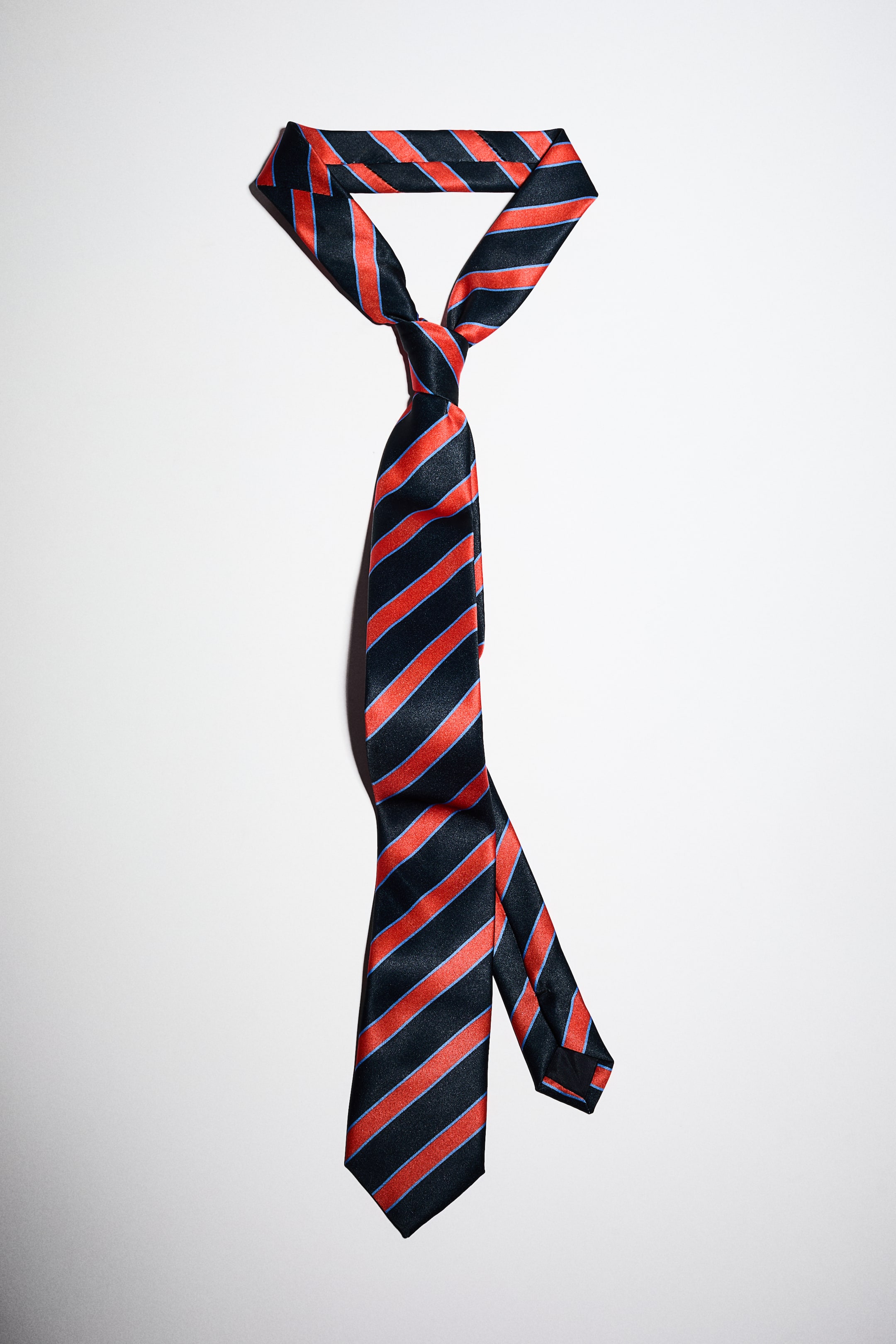 Vis større bilde: Satengslips - Marineblå/Rød - DAME | H&M NO 2