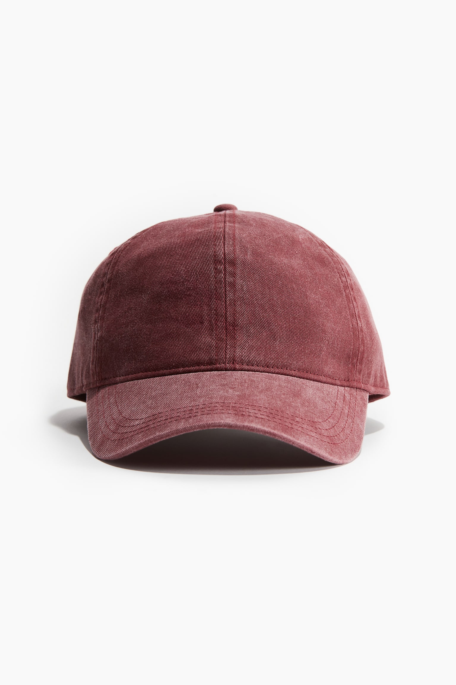 Washed twill cap - Burgundy/Light pink/Light grey/Mole - 1