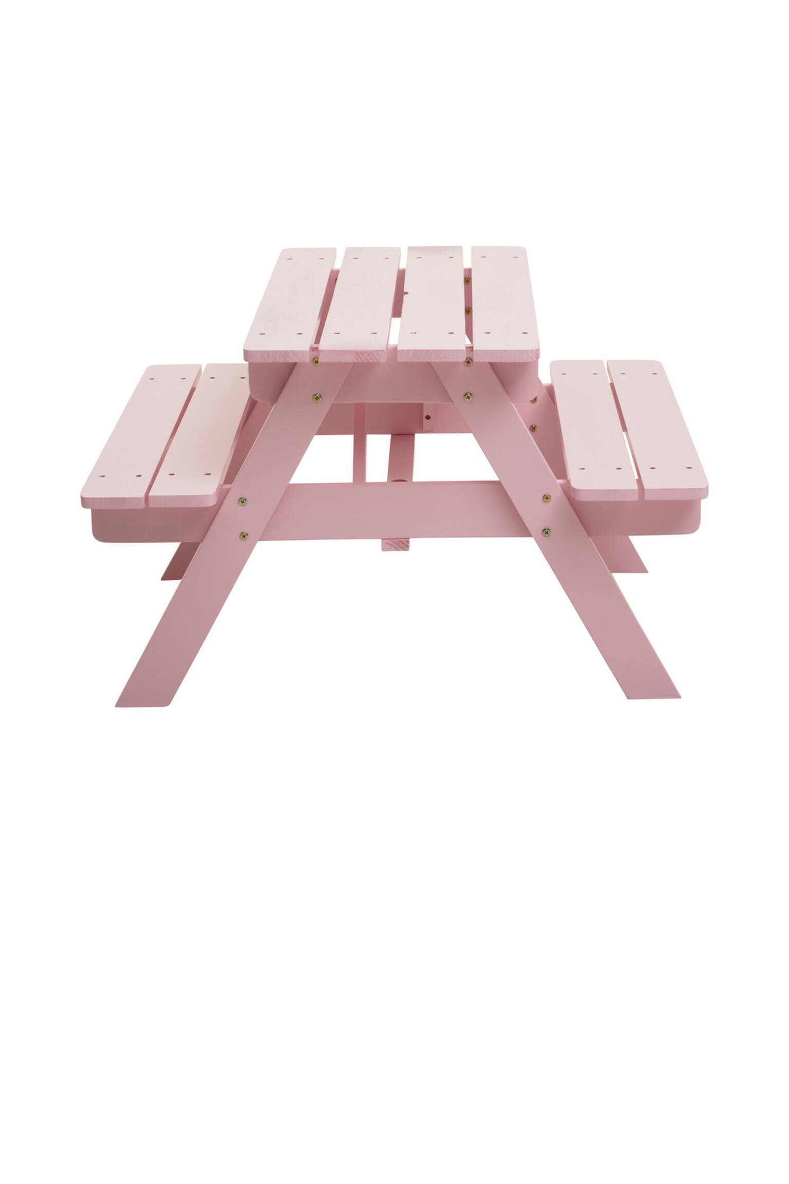 Brighton Kids Picnic Bench - Pink/Grey - 3