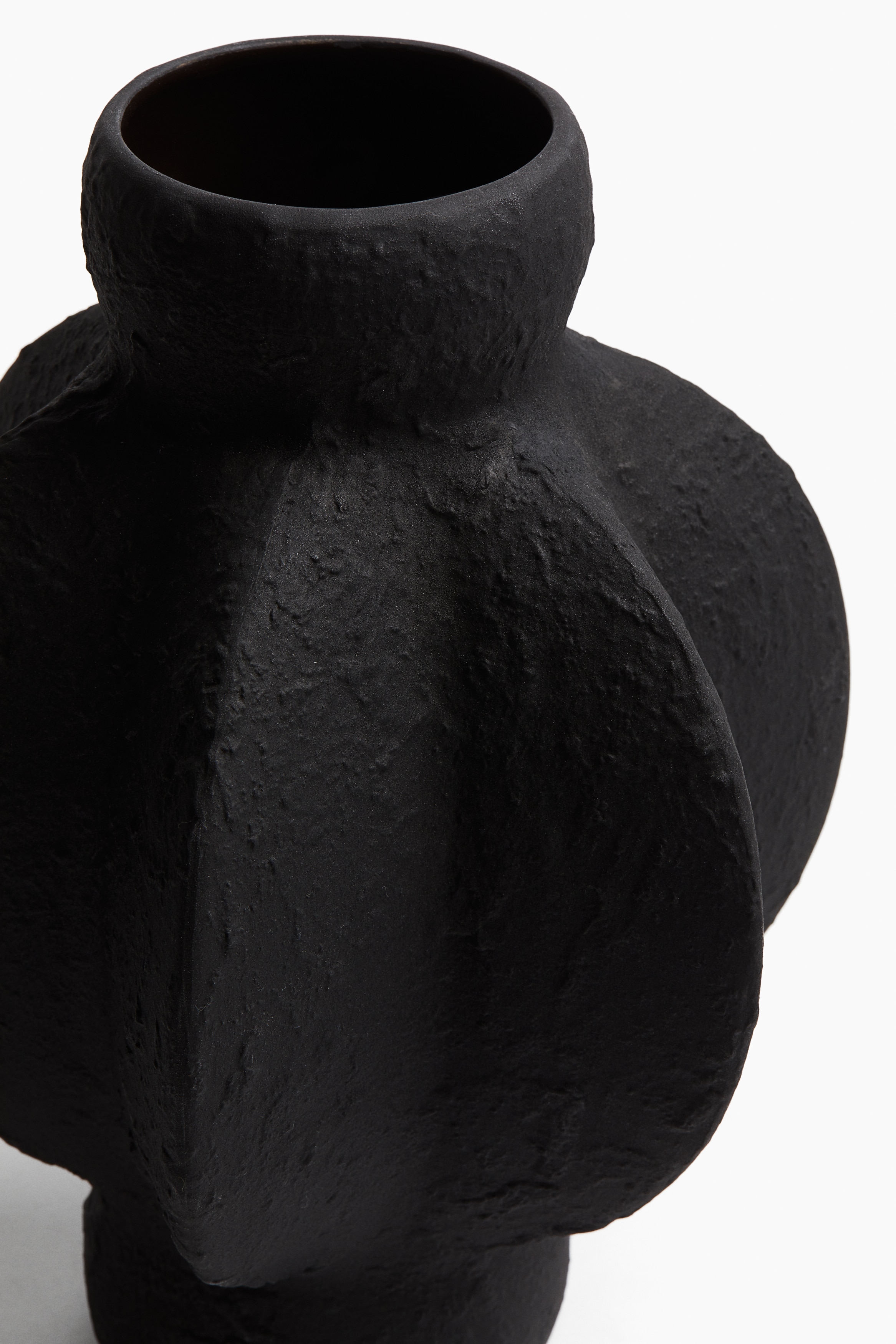 置物 HM Textured Stoneware Vase - White - Home All | H&M US